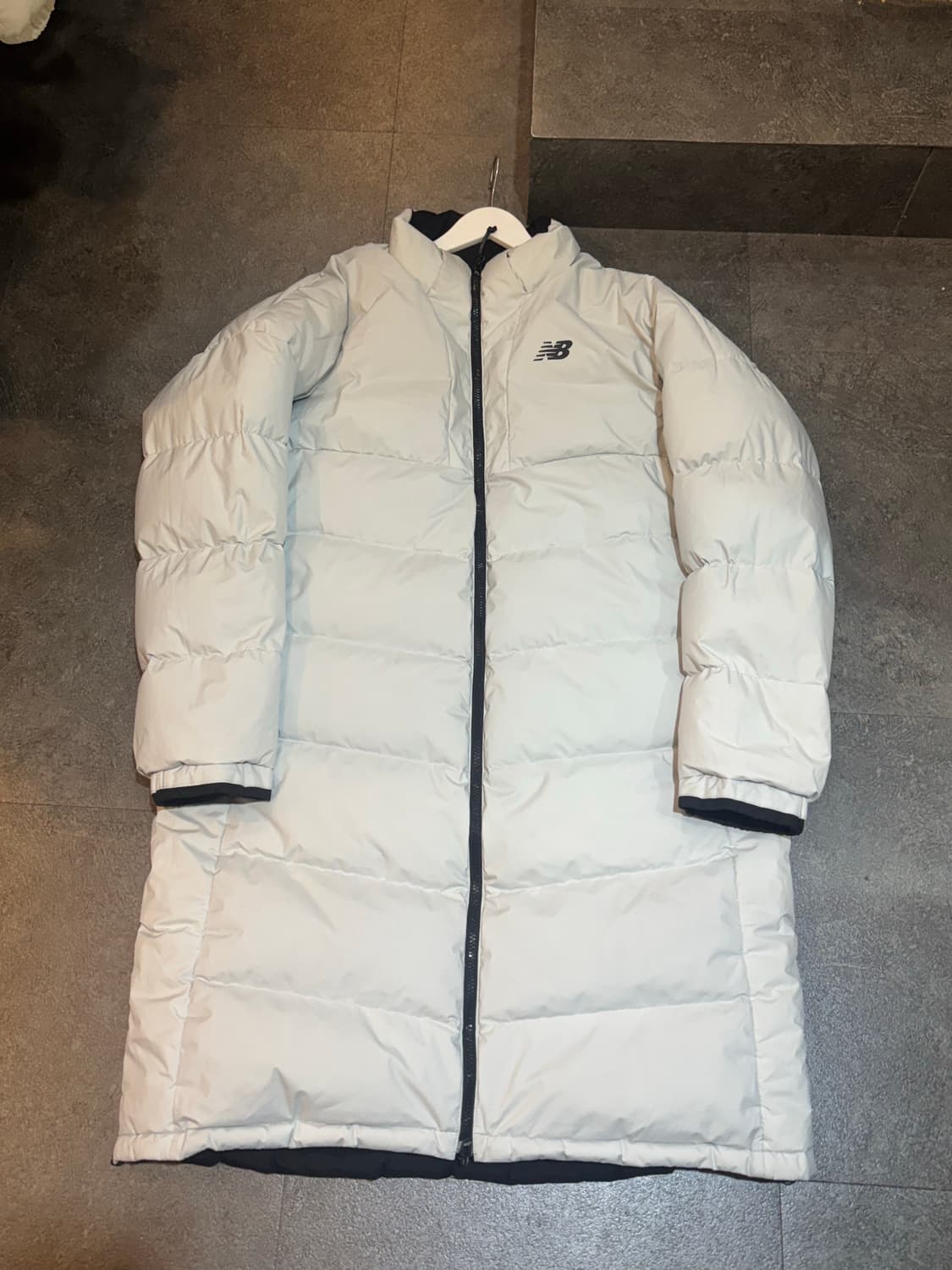 뉴발란스 양면 리버시블 롱패딩 105사이즈 상품이미지4