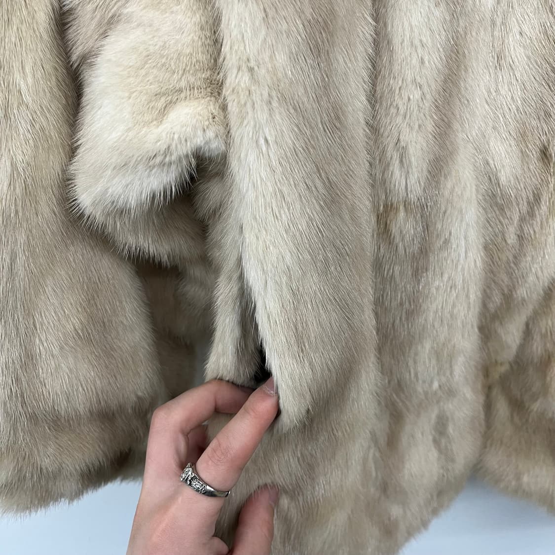 사가 밍크 퍼 자켓 여L 상품이미지5