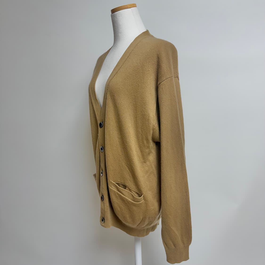 [캐시미어 100%] MeddlFord 롱 가디건 L 상품이미지2