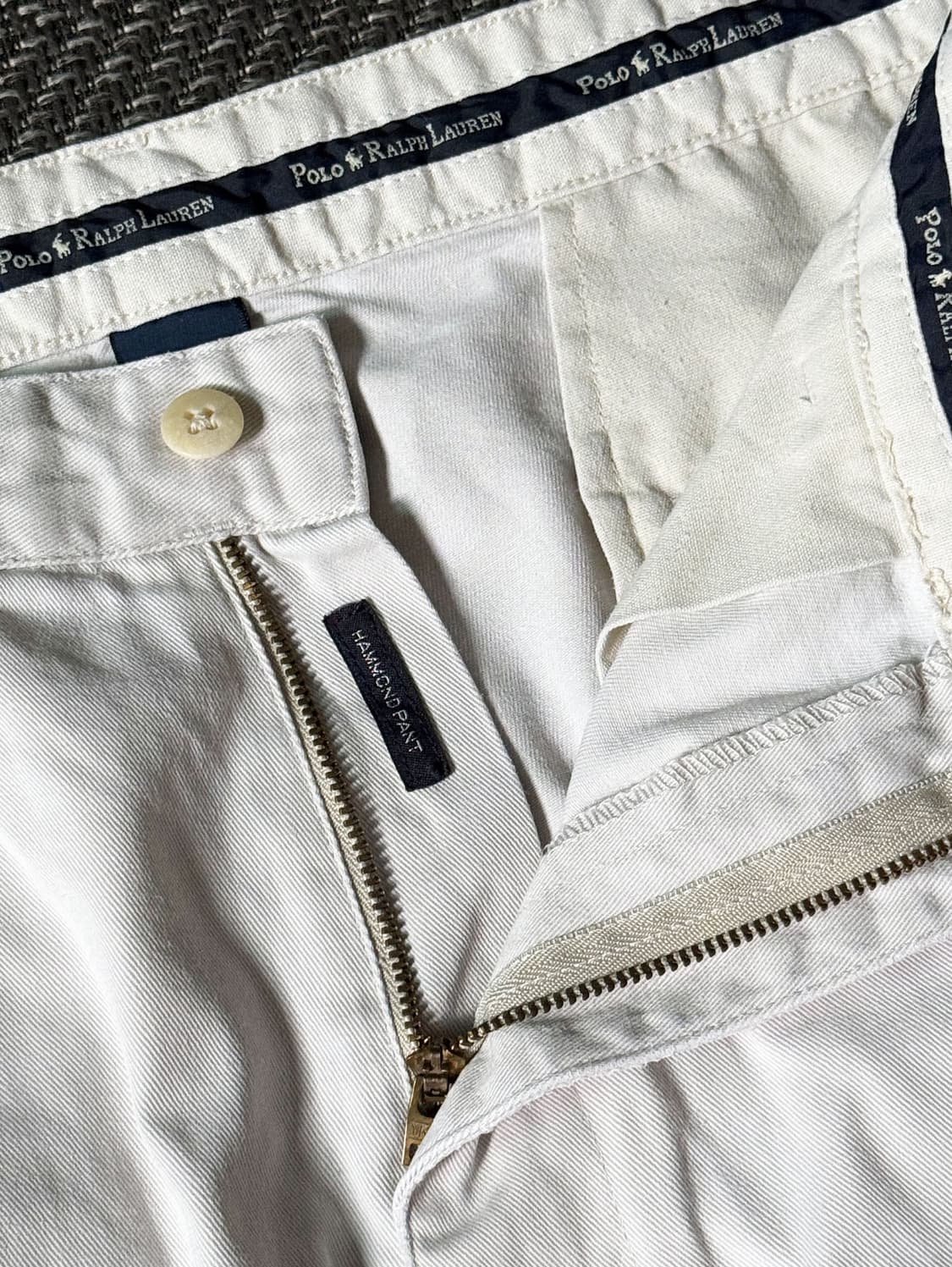 (33) 90s 폴로 랄프로렌 HAMMOND 더블 플리츠 치노 팬츠 상품이미지3