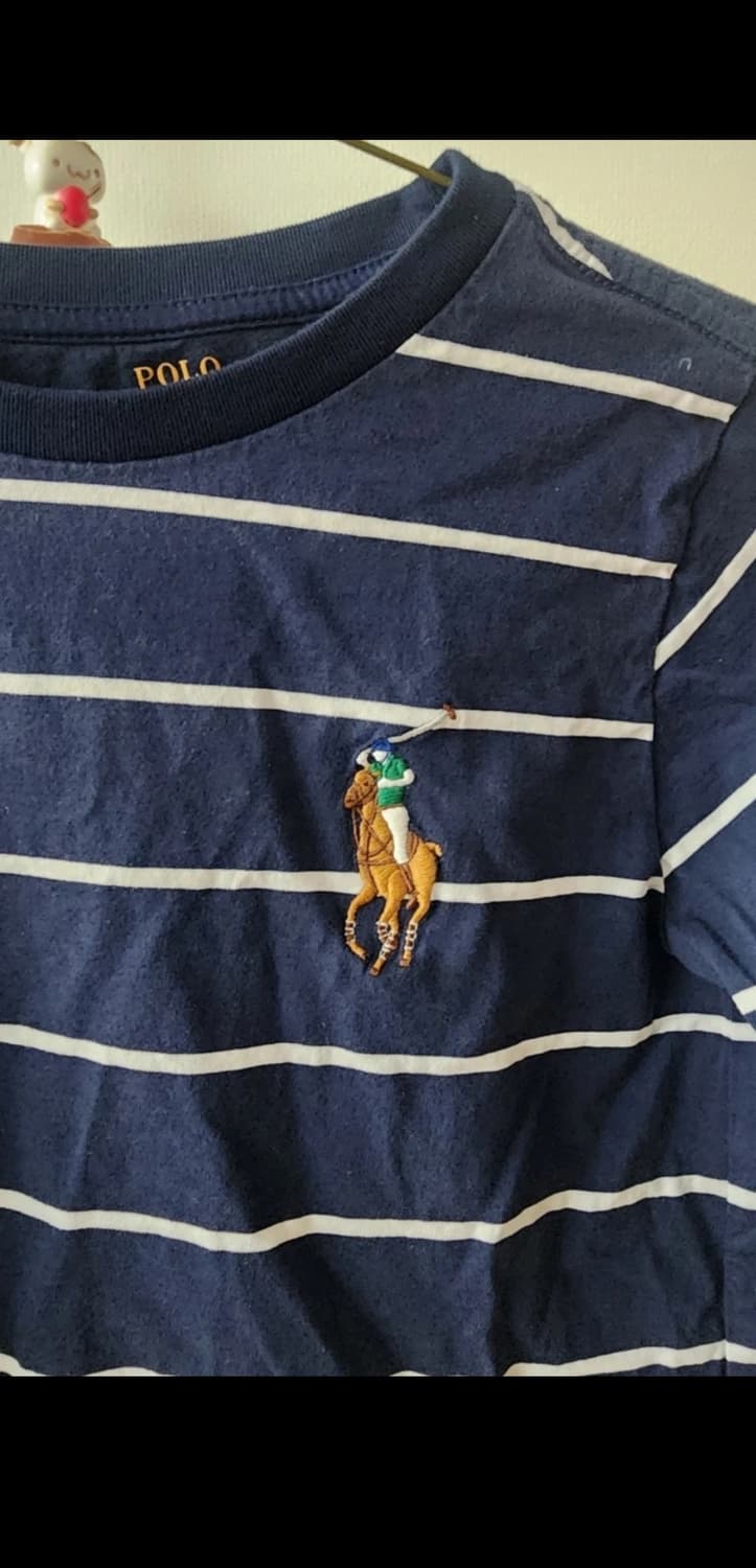 폴로 랄프로렌 네이비 스트라이프 160 상품이미지3