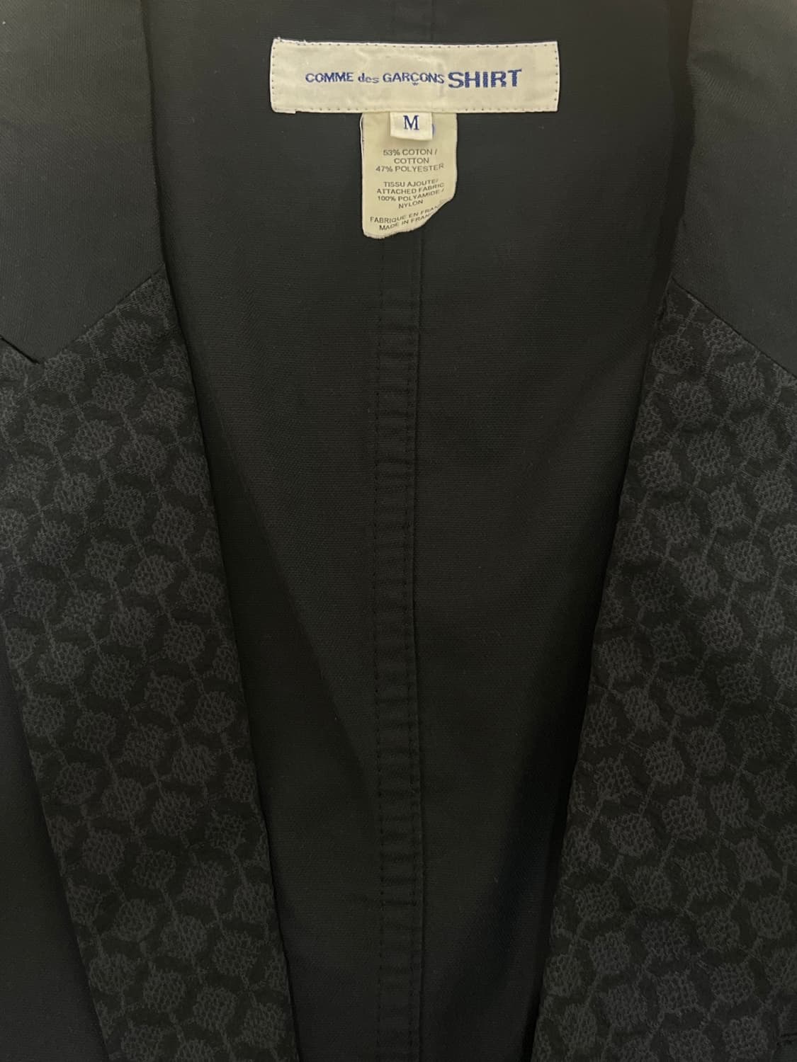 꼼데가르송 셔츠 블레이저 M 상품이미지1