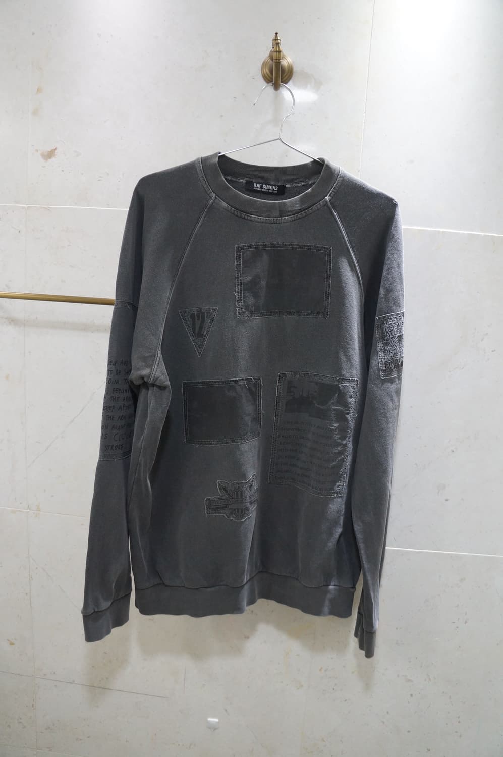 [50] 라프시몬스 AW 2004 Waves 크루넥 상품이미지1