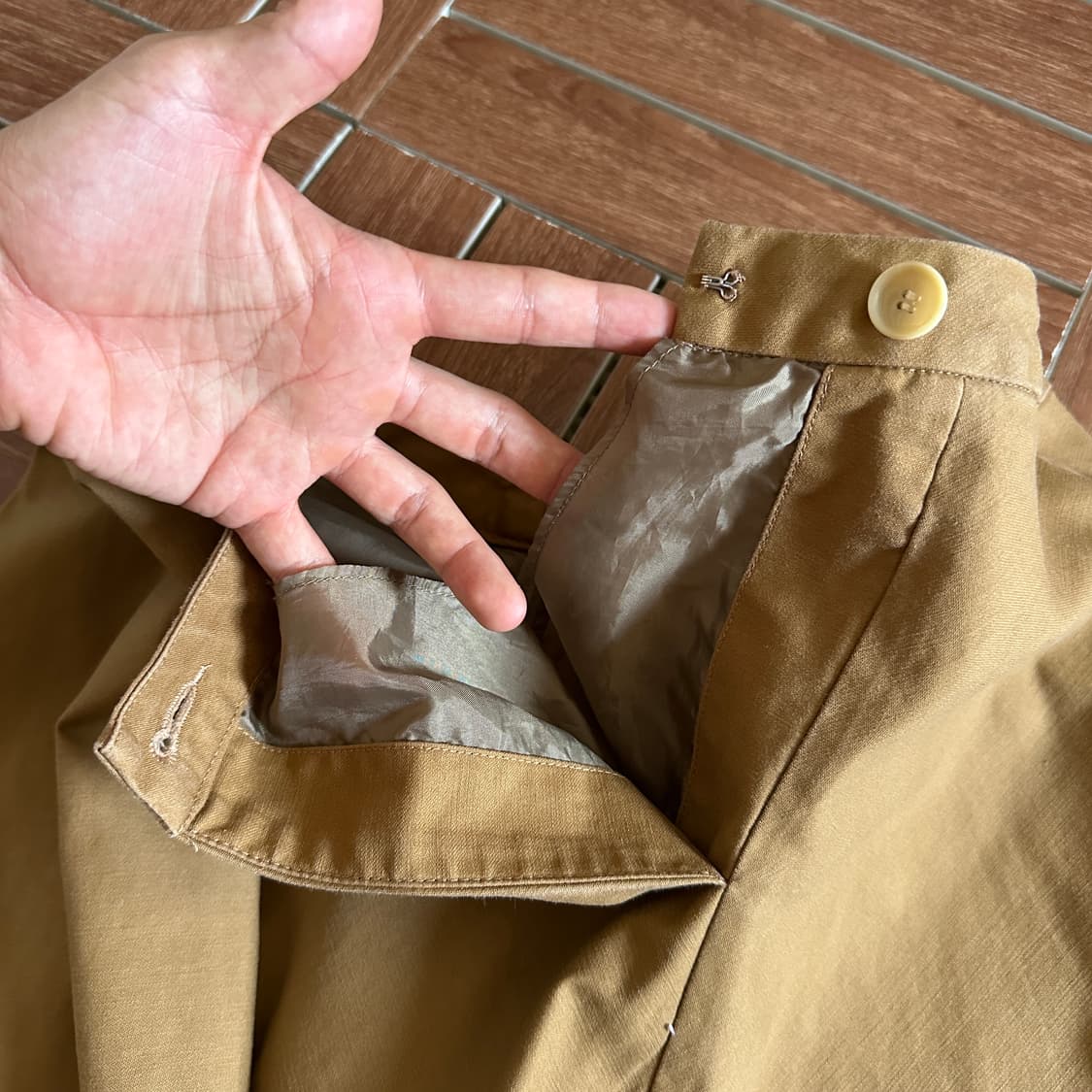 Beams Boy cotton chino skirt 상품이미지6