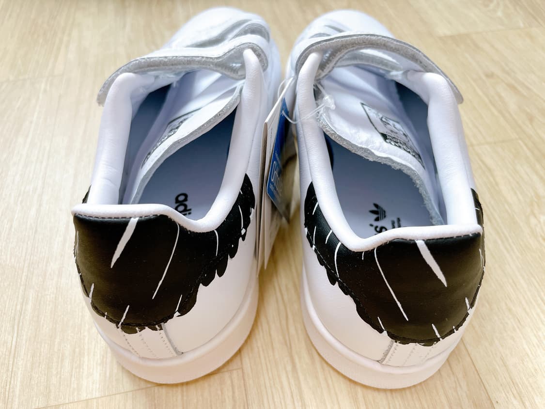 [새상품] Adidas 아디다스 스탠스미스 검흰 벨크로 스니커즈 상품이미지6