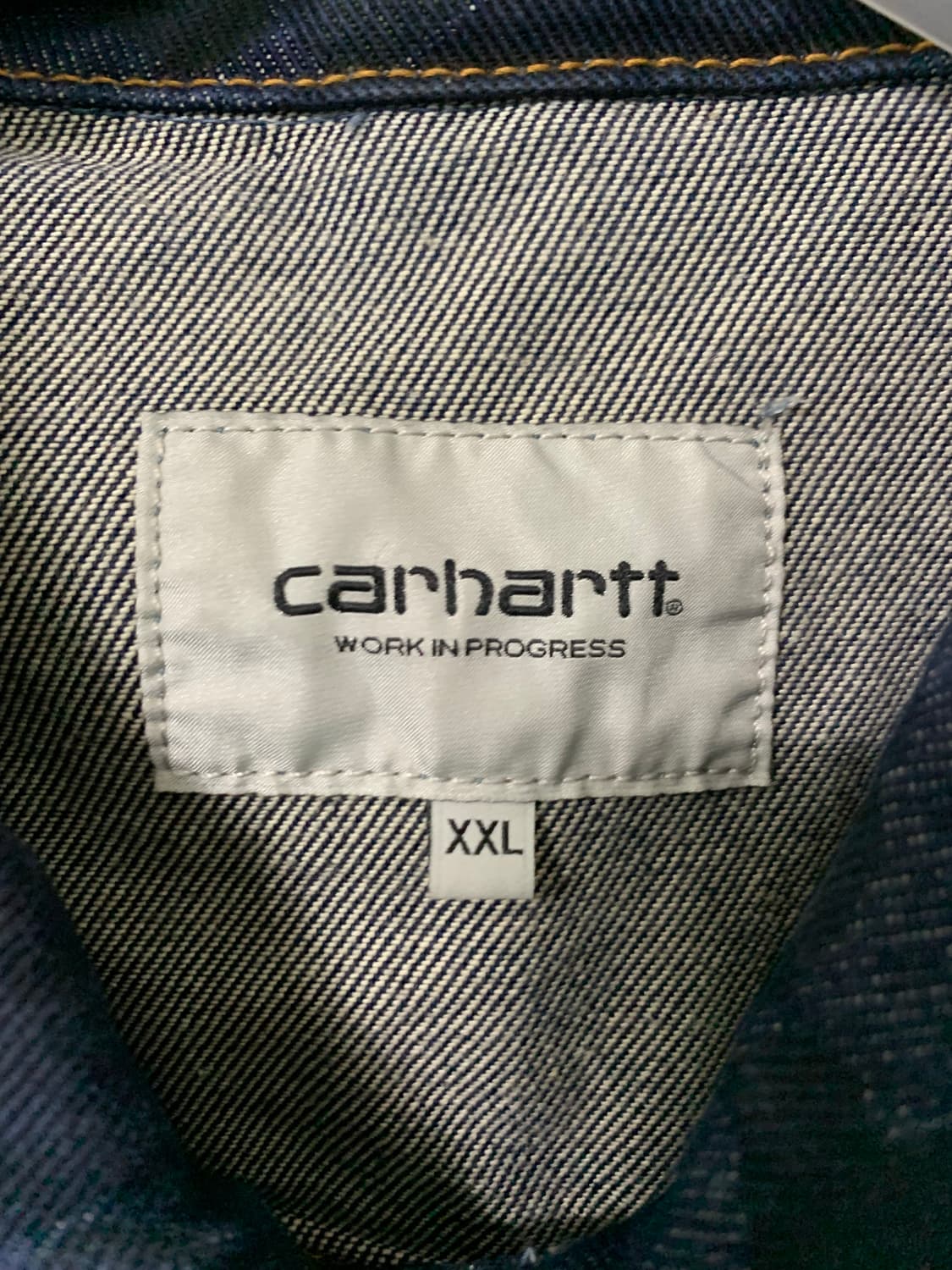 [XXL] 칼하트 WIP 덕 헬스턴 자켓 카모 덕 블루 워시드 상품이미지3