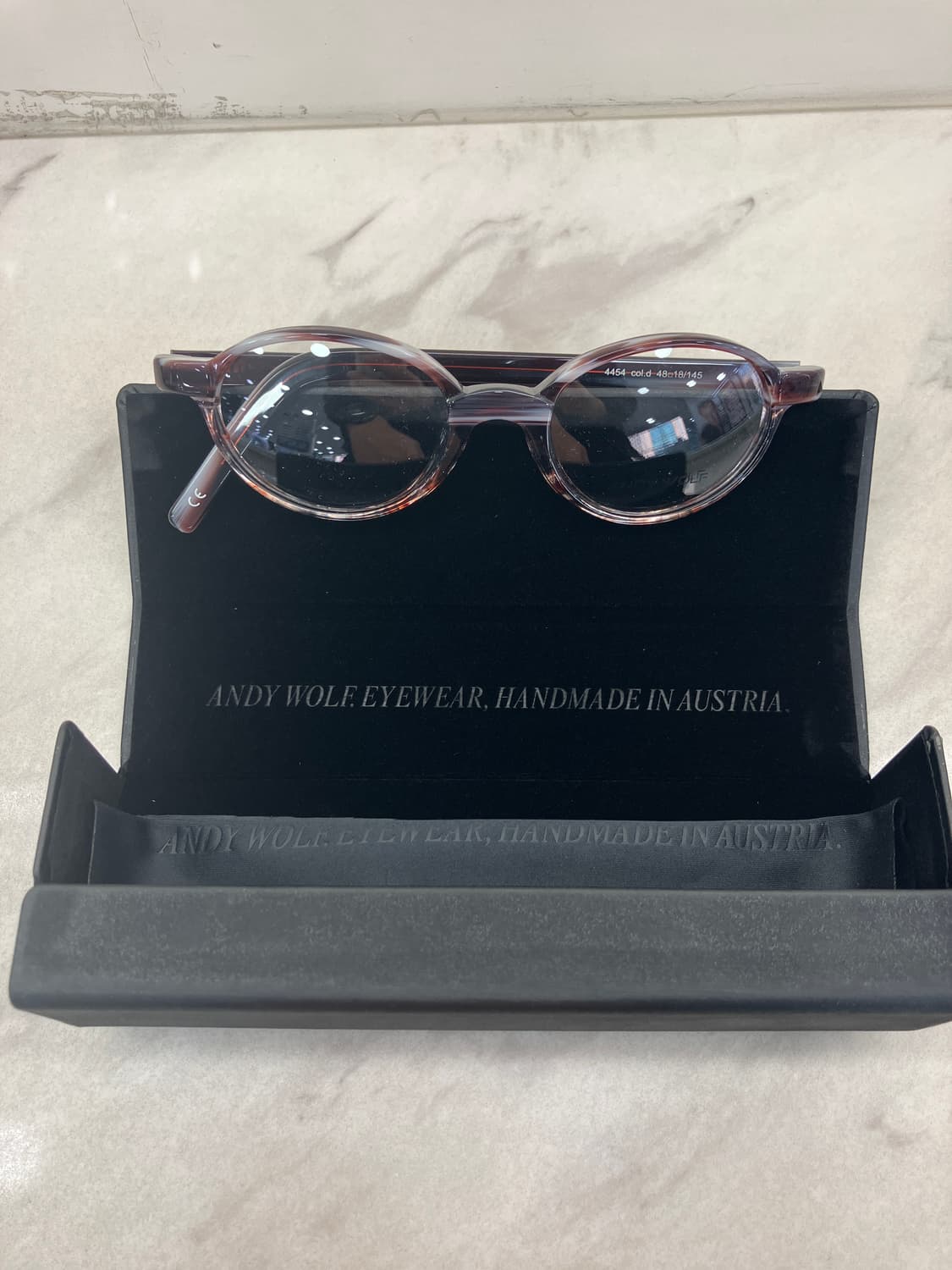 앤디 울프 Andy wolf 믹스브라운 오벌 뿔테 수제 안경 상품이미지9