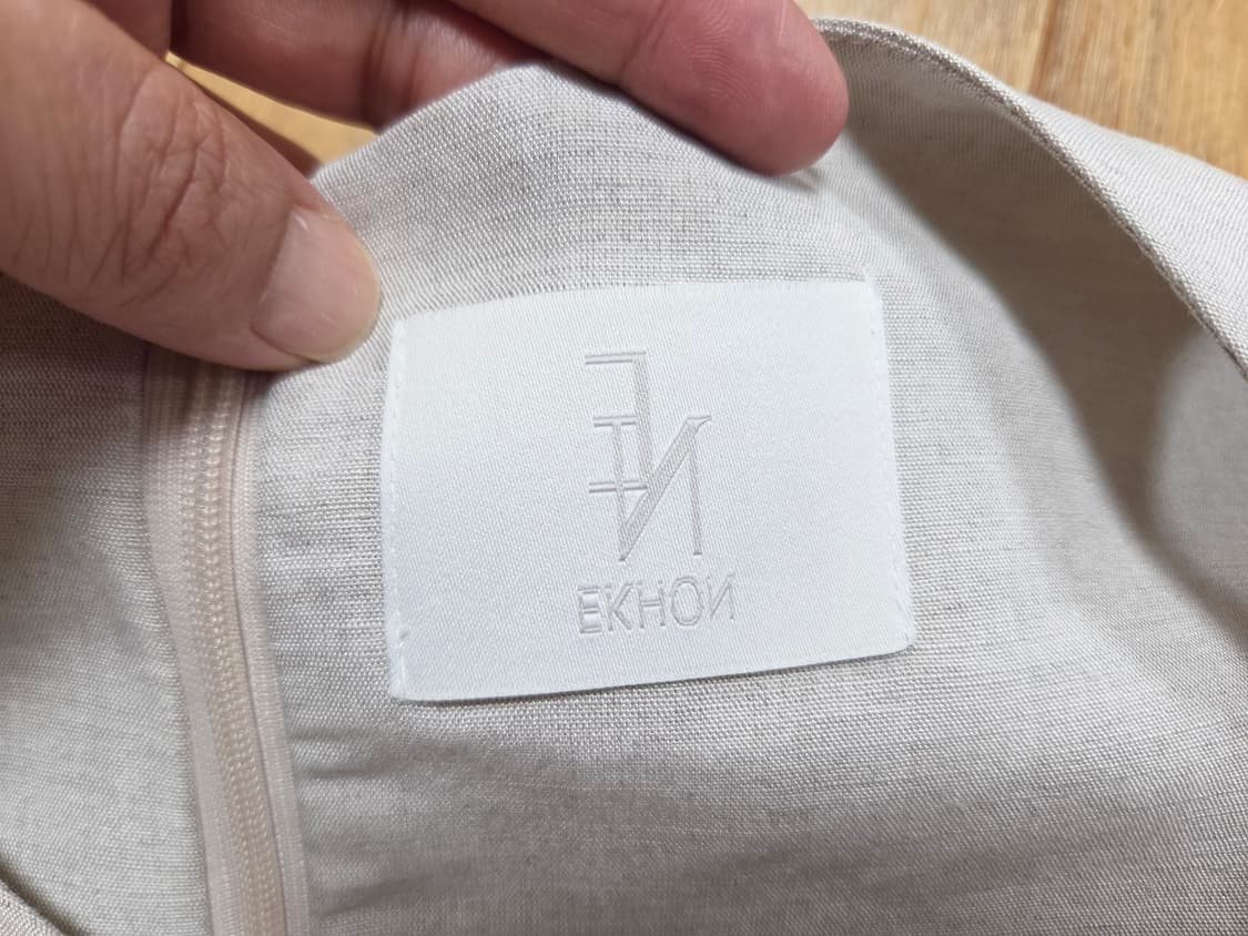 에콘(EKHON) 로즈 린넨 슬리브리스 원피스 55-66 새상품 상품이미지9