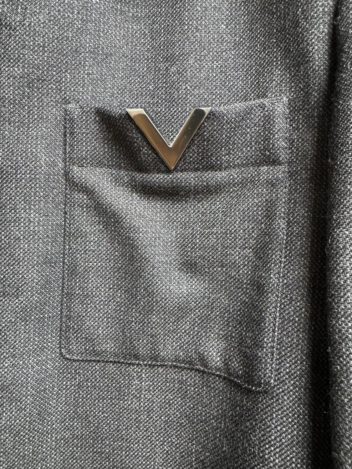 발렌티노 V 디테일 셋업 울 자켓 IT48 상품이미지4