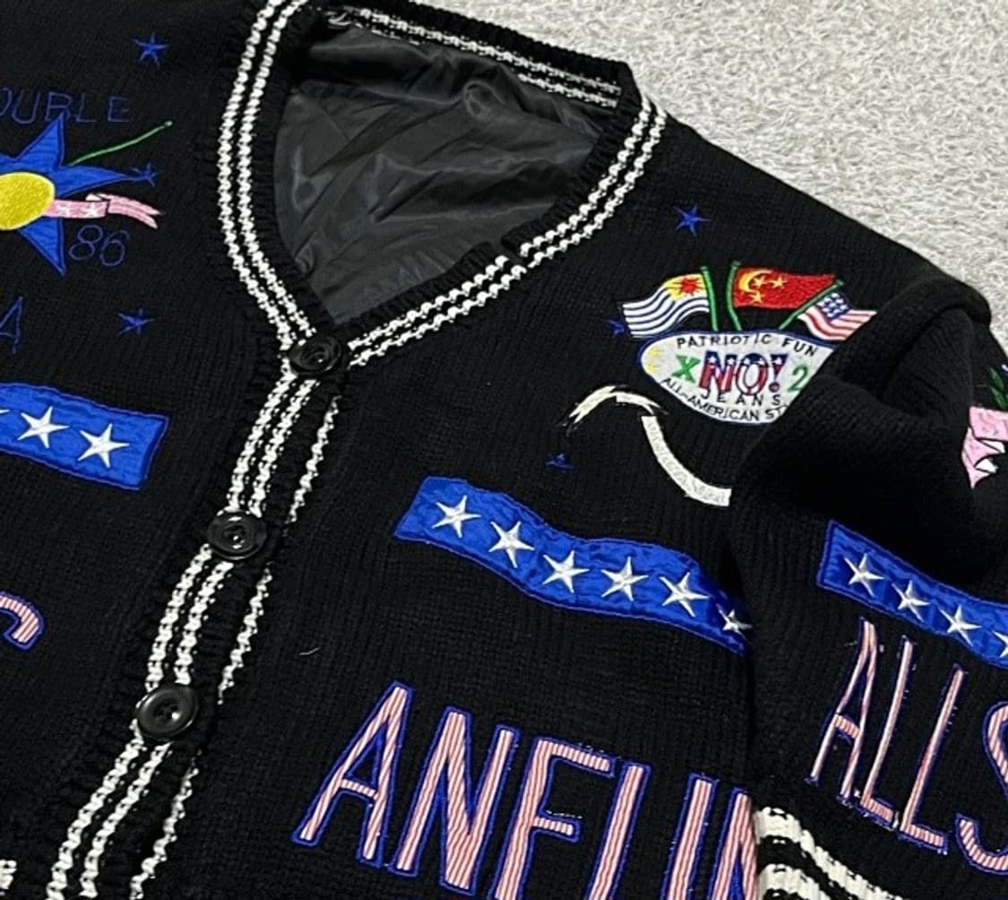 빈티지 점퍼 가디건 100~105 상품이미지2