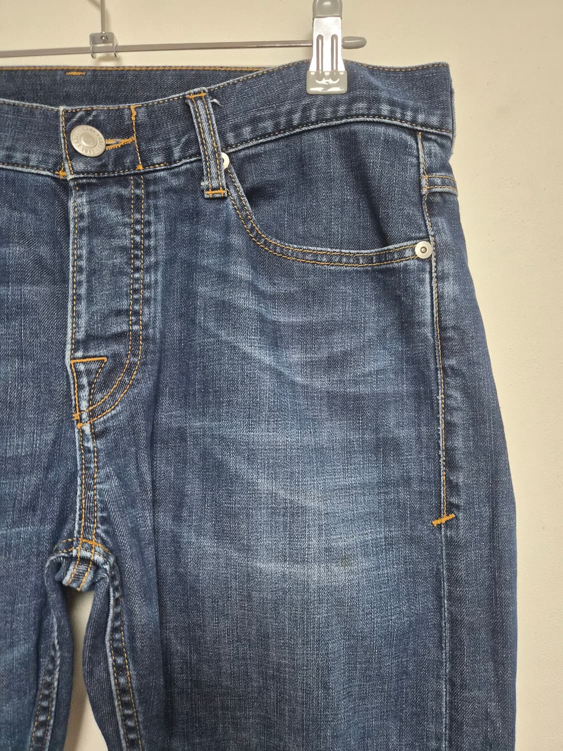 케어라벨CareLabel 워싱진 데님팬츠 33사이즈 P-22 상품이미지3