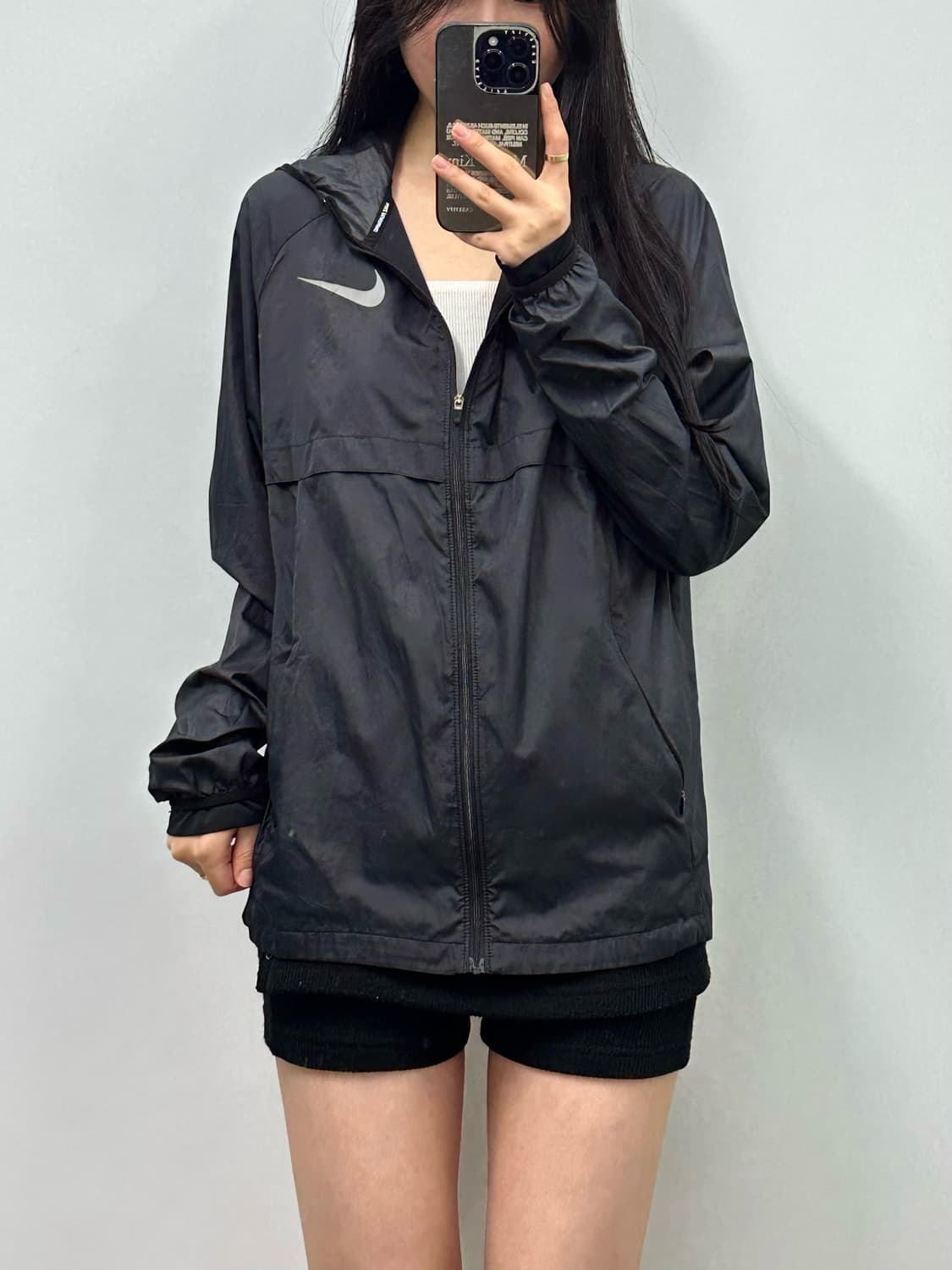 나이키 런닝 스우시 블랙 바람막이 상품이미지1