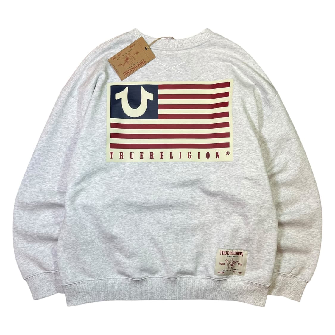 트루릴리전 성조기 빅로고 맨투맨 상품이미지1