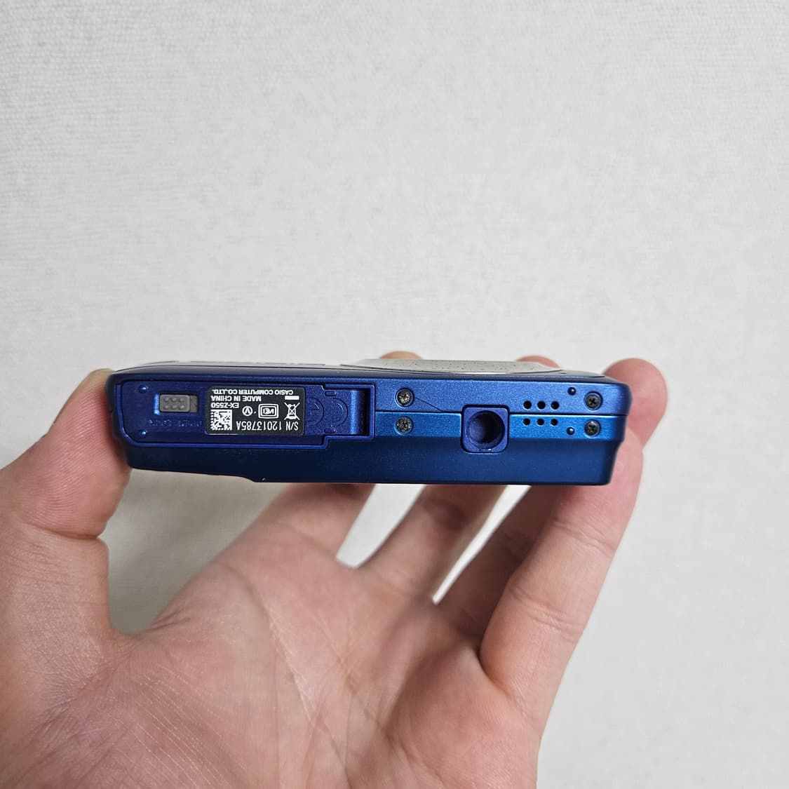 (차정원 디카) 카시오 엑슬림 EX-Z550 블루 디카 카더가든디카 상품이미지3