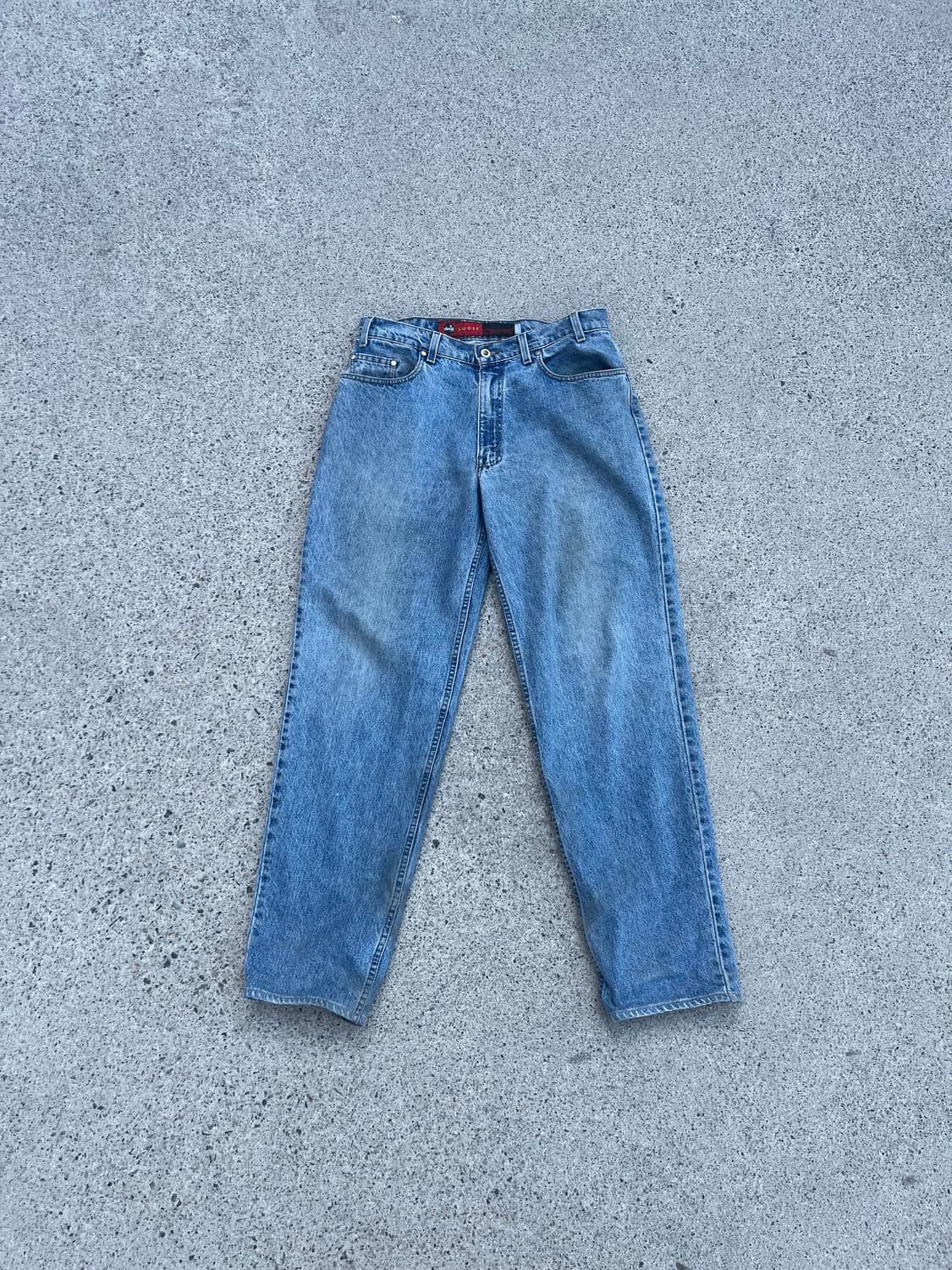 90s USA made Levi's 연청 루즈핏 실버탭  상품이미지1