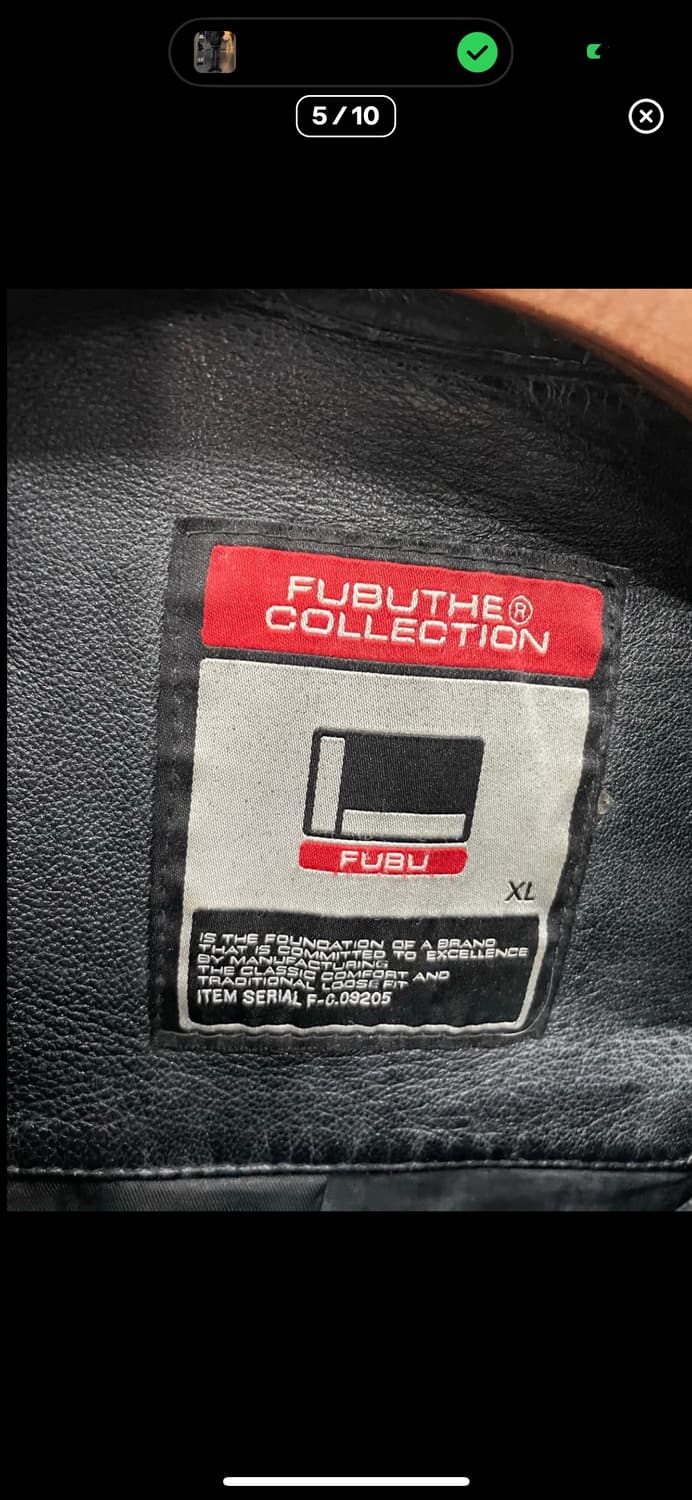 후부 빅로고 바이커 레더자켓 A2857 상품이미지5