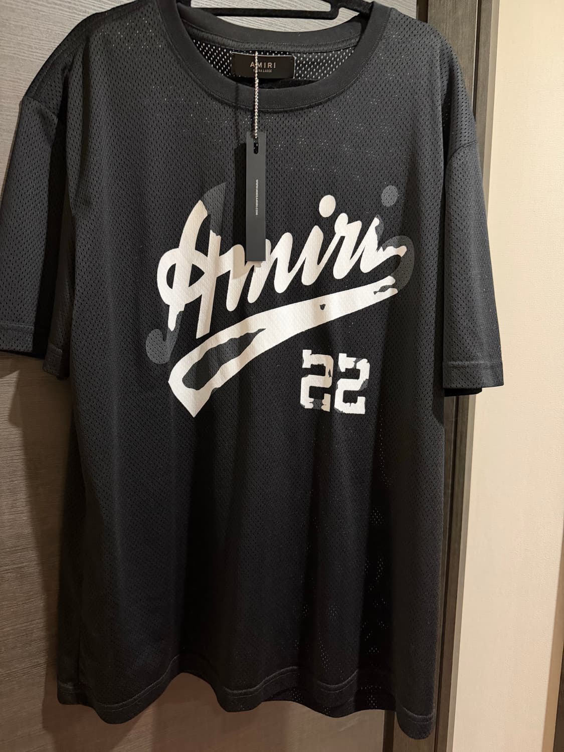 아미리 매쉬 반팔티 ㅡ 엑스트라라지 상품이미지1