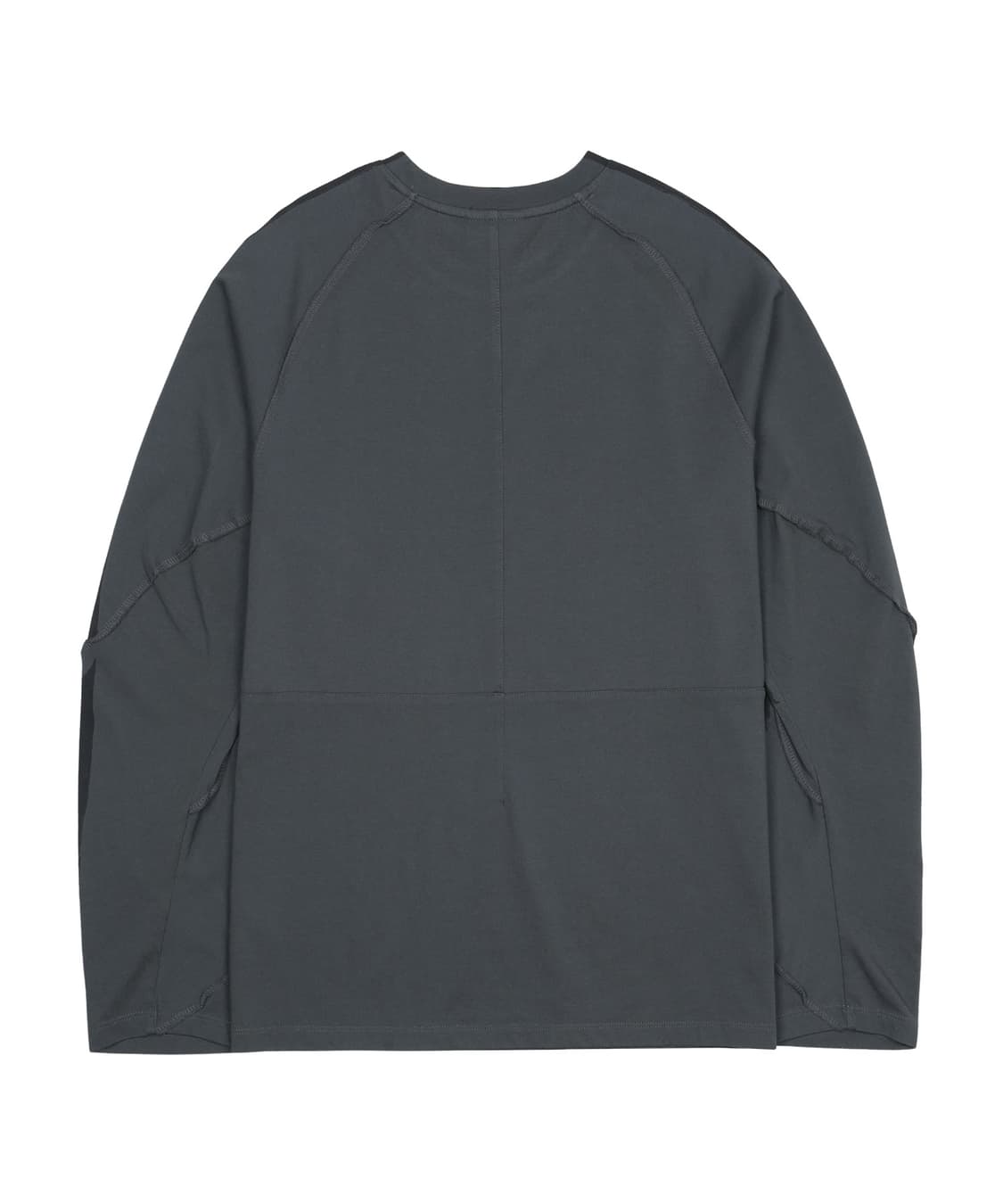 (4) 산산기어 콘트라스트 롱 슬리브 차콜 새상품 상품이미지2