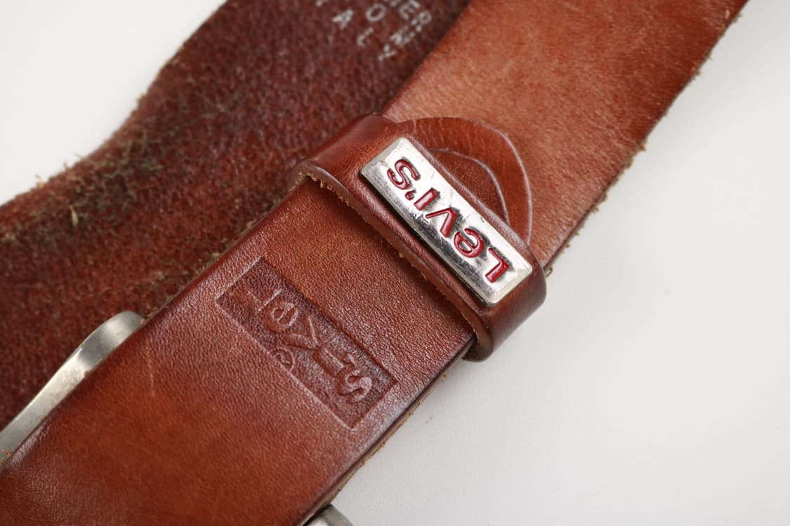 [24~28인치] 90's 리바이스 소가죽 벨트 상품이미지2
