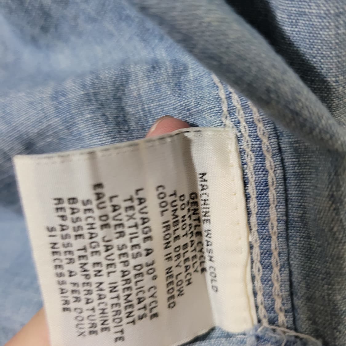 데님앤서플라이 랄프로렌 청셔츠 XS/TP 사이즈 상품이미지9