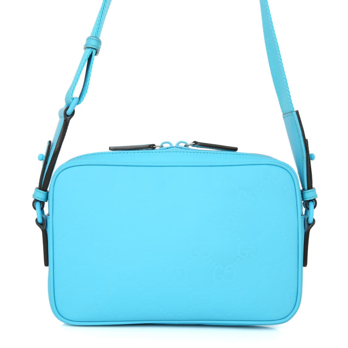 구찌 GG 러버 크로스백 블루 파우치 맨스백 771293 상품이미지4