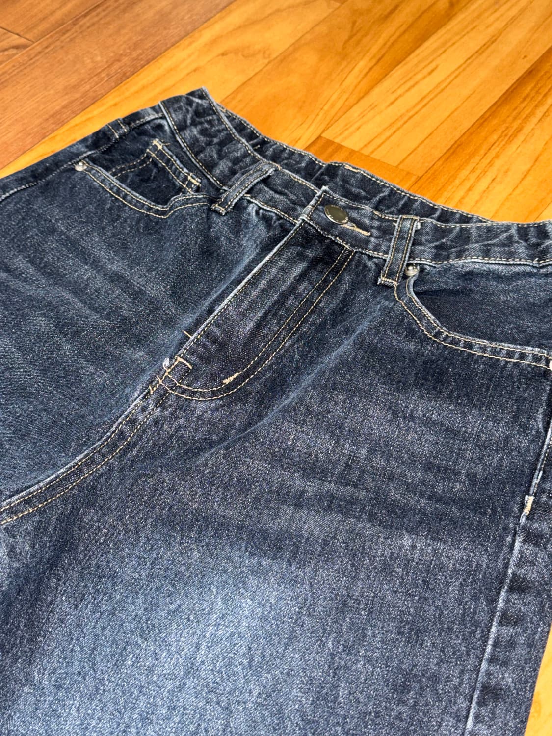 빈티지 진청 데님팬츠 상품이미지2