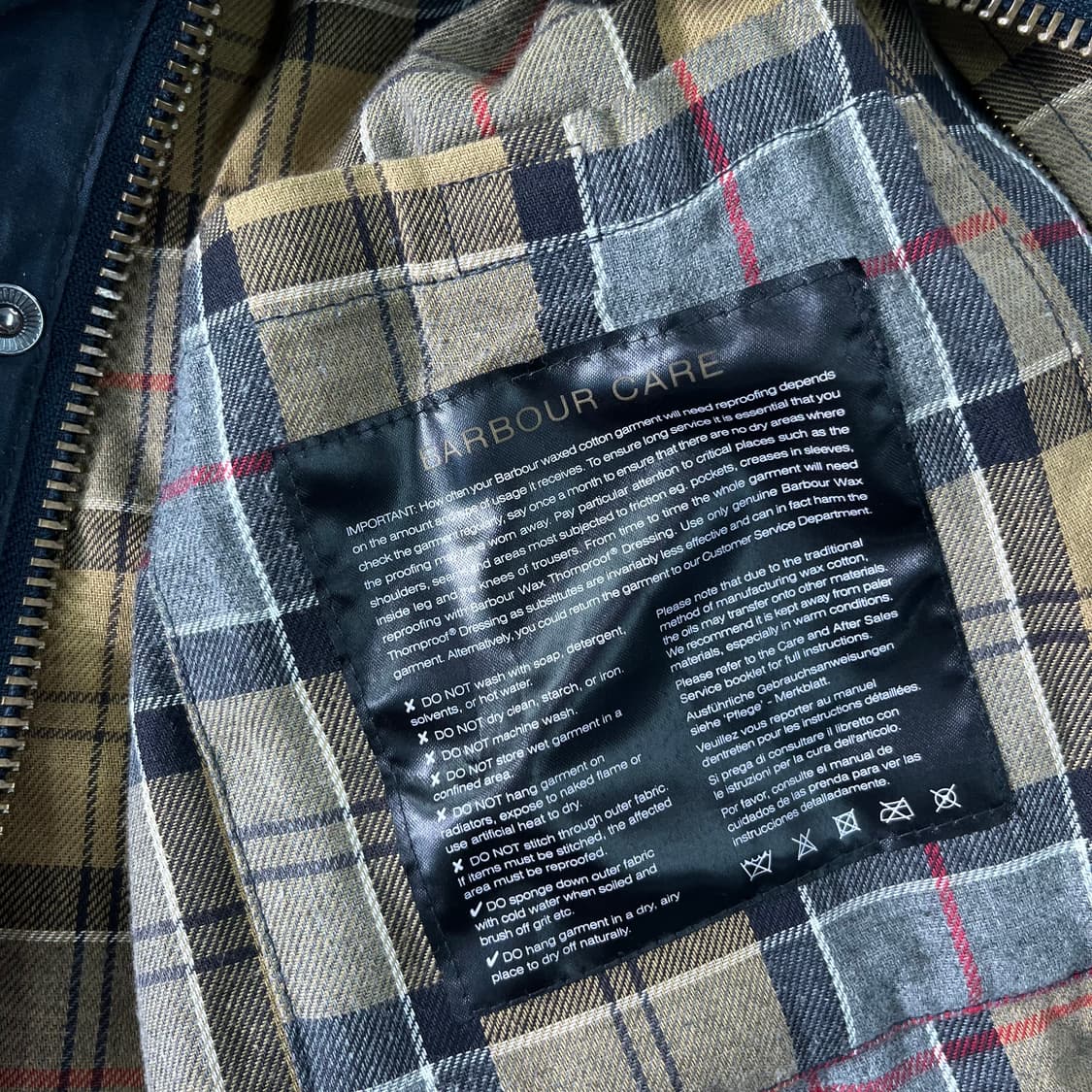 105 바버인터네셔널 왁스자켓 상품이미지5