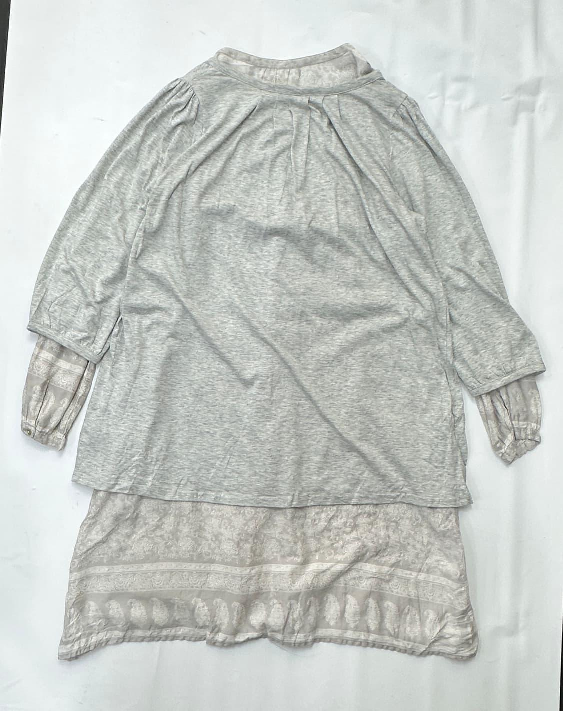 🩶사와코의 페이즐 코디세트🩶 그레이 원피스 가디건 그런지 모리걸 상품이미지3