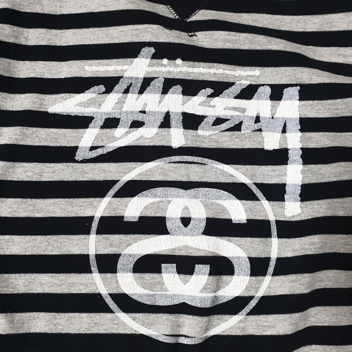 스투시 스트라이프 맨투맨 상품이미지2