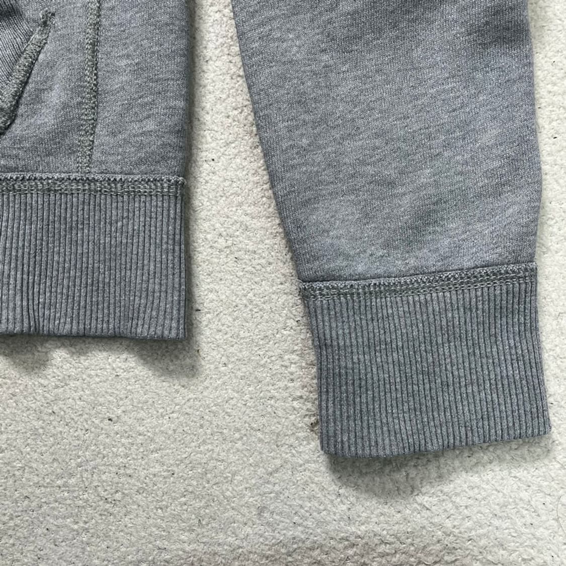 ABERCROMBIE & FITCH 로고 후드집업 그레이 L 상품이미지4