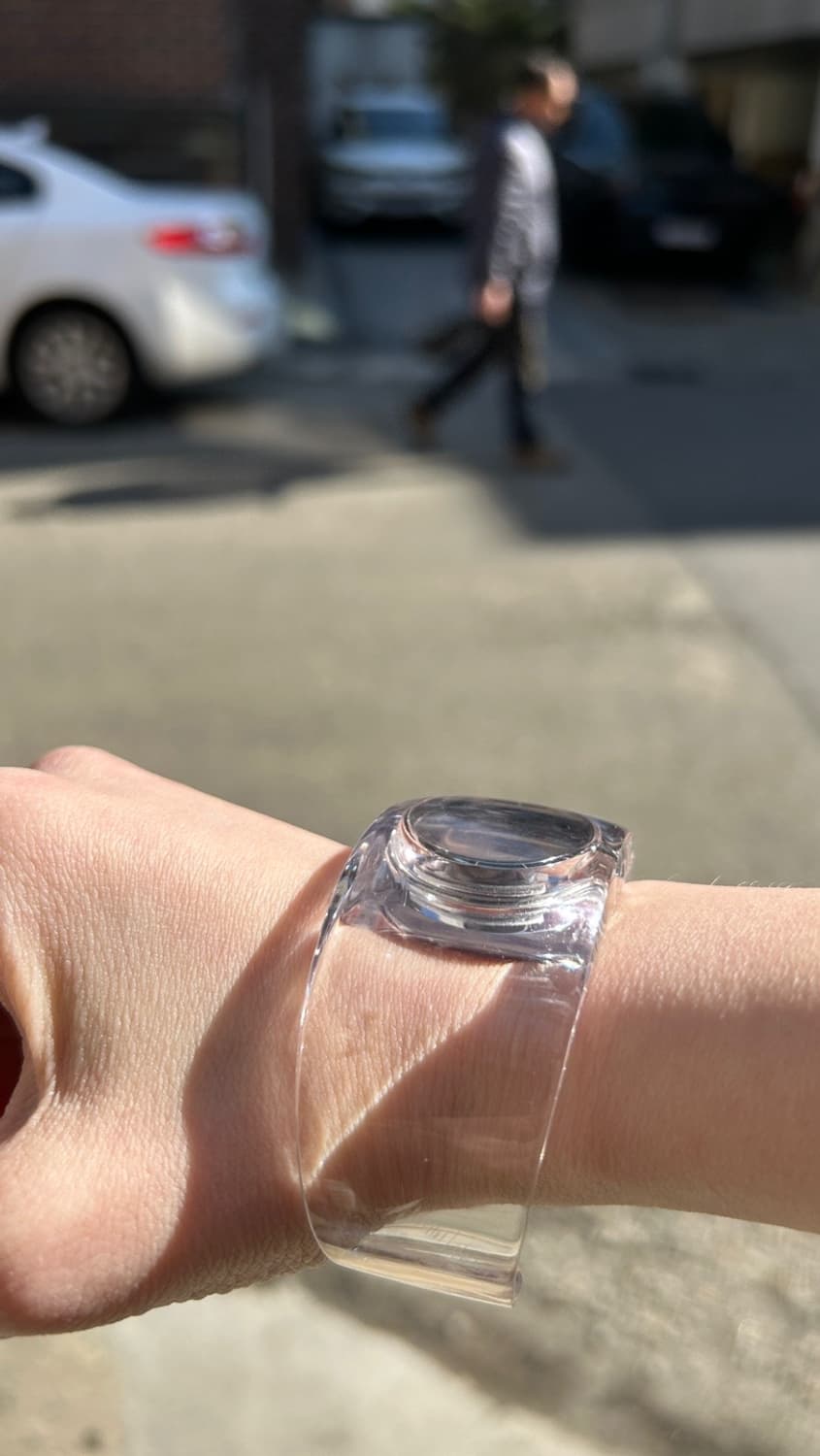 Issey Miyake clear bangle watch 상품이미지2