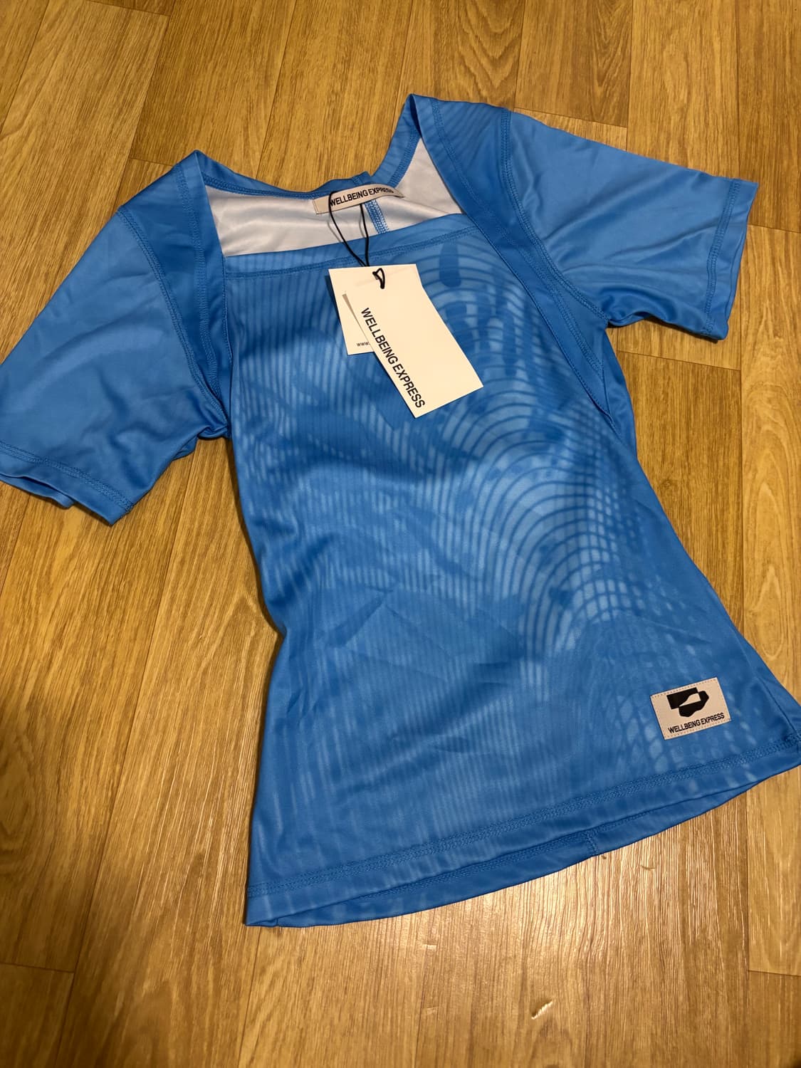 웰빙익스프레스 Sports Bolero Sky Blue 반팔티 상품이미지4