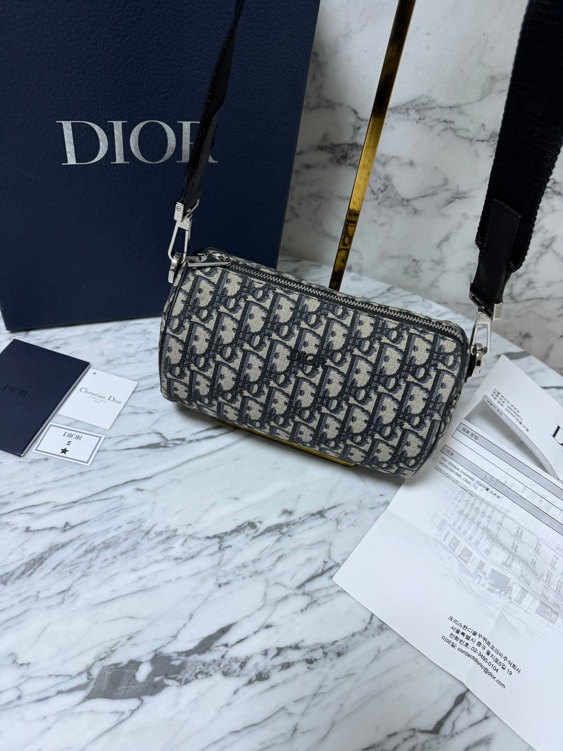 디올 오블리크 롤러백 크로스백 메신저백 상품이미지7