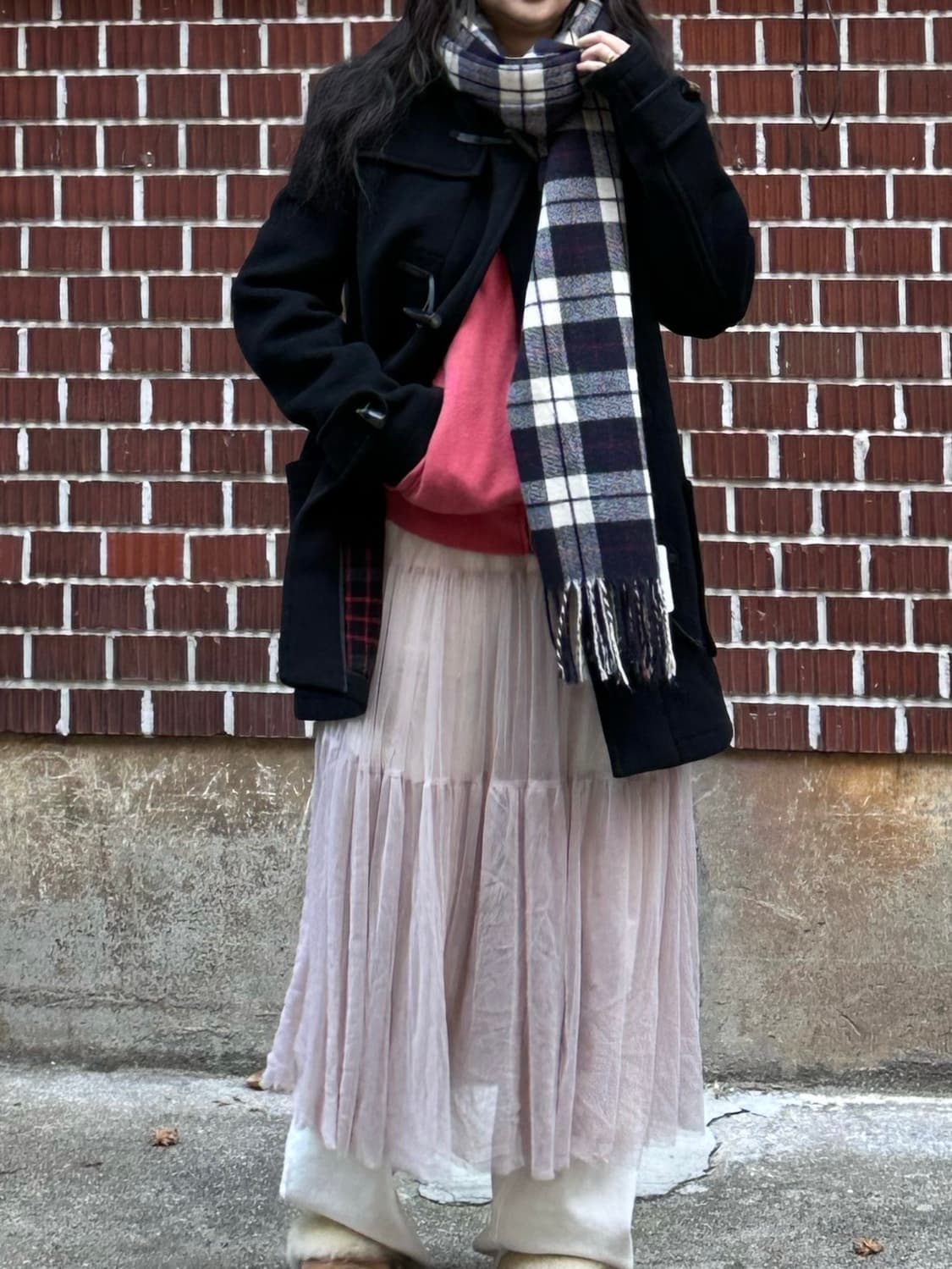 글로버올 떡코 폴로 니트집업 시스루 스커트 카고팬츠 세트 상품이미지2