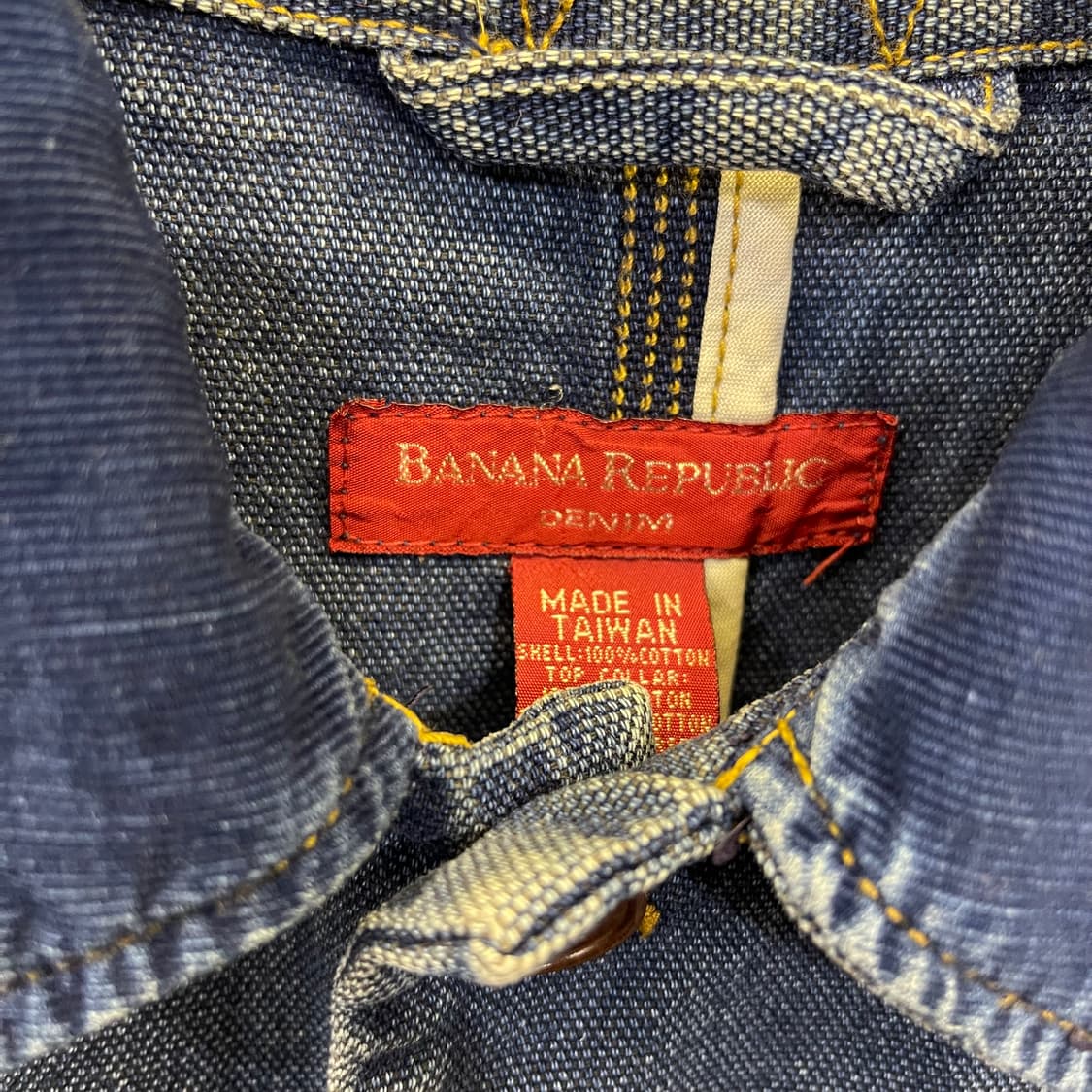 90's 바나나 리퍼블릭 데님워크자켓 상품이미지3