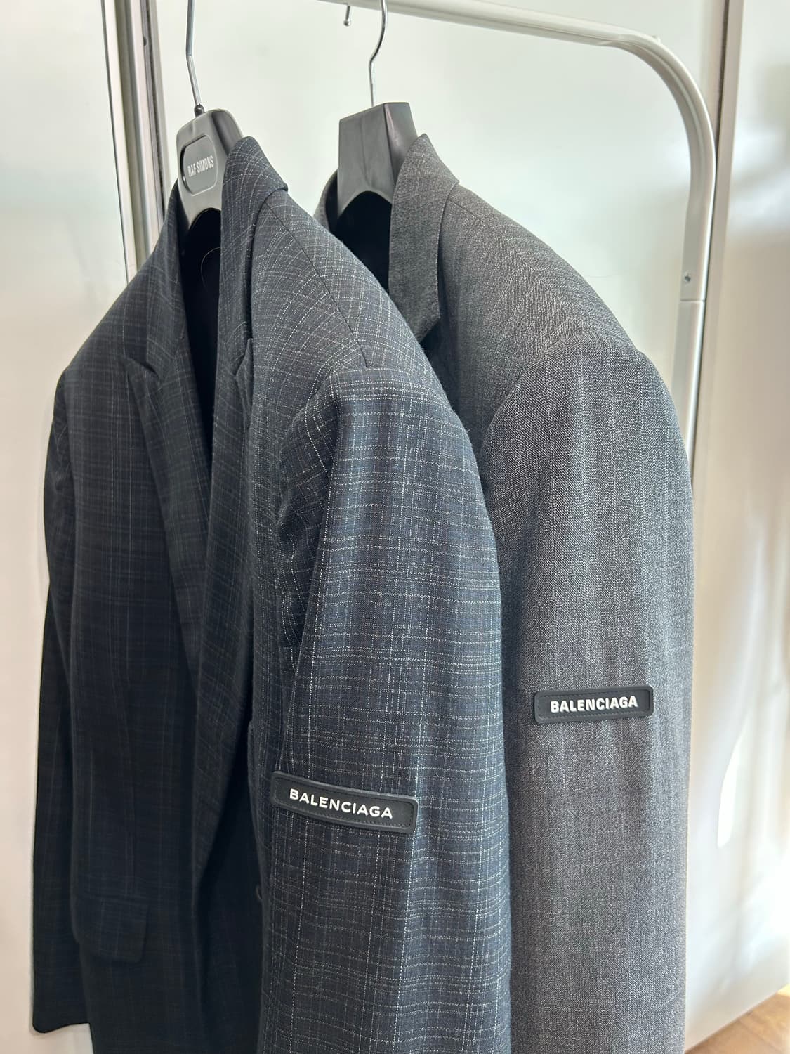 발렌시아가 워시드 체크 블레이저 상품이미지5