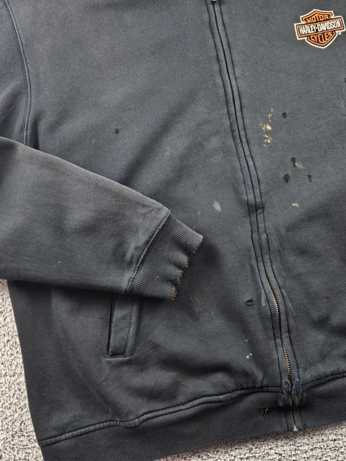 할리데이비슨 V-TWIN POWER 후드 집업 ( 2XL )/ 11146 상품이미지7