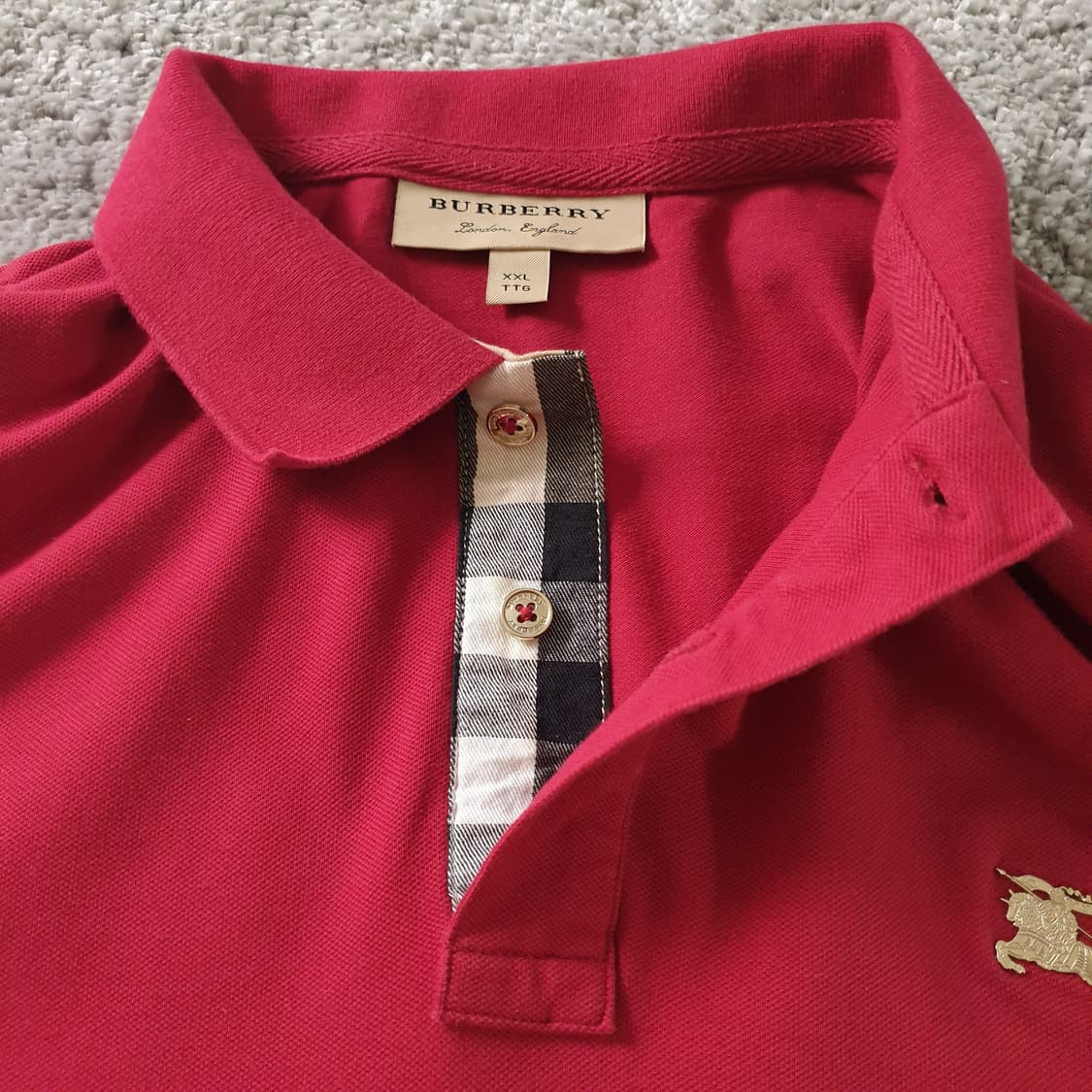 [무료배송] BURBERRY 반팔 폴로 티셔츠 상품이미지5