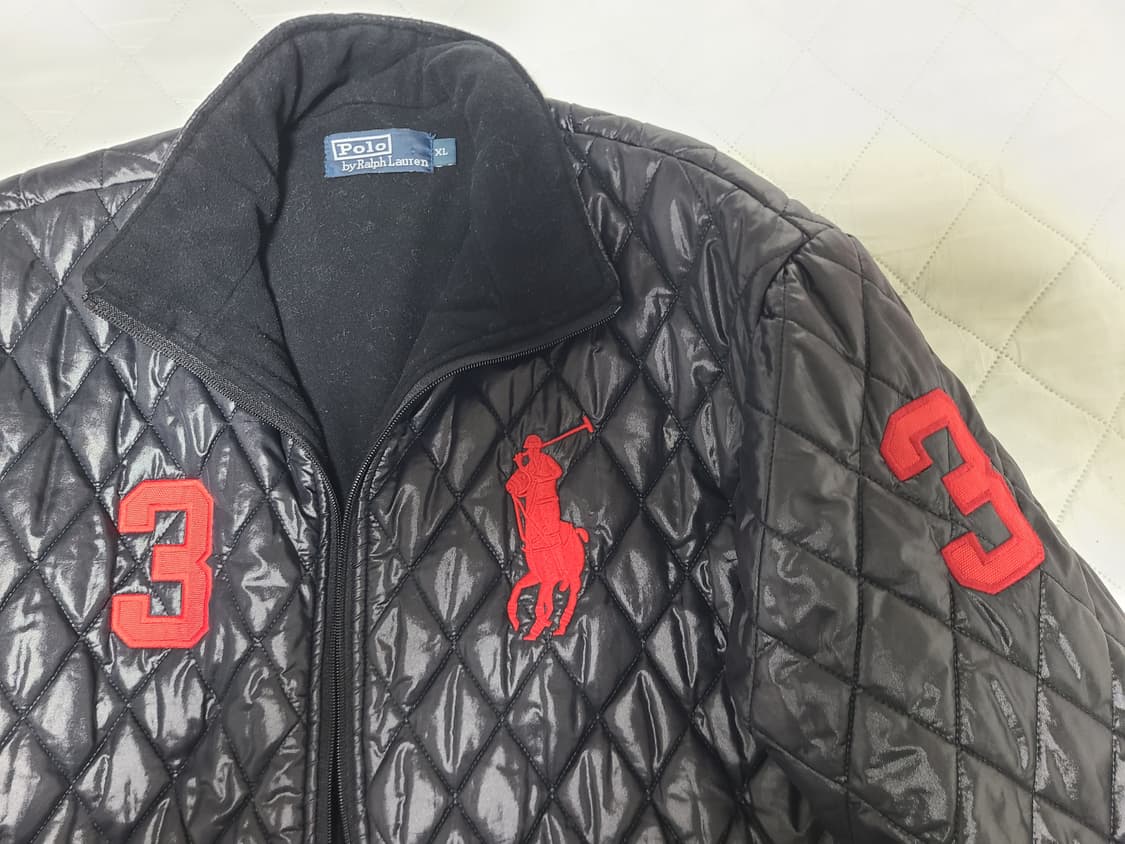 폴로 블랙 퀼팅 자켓  XL 상품이미지3