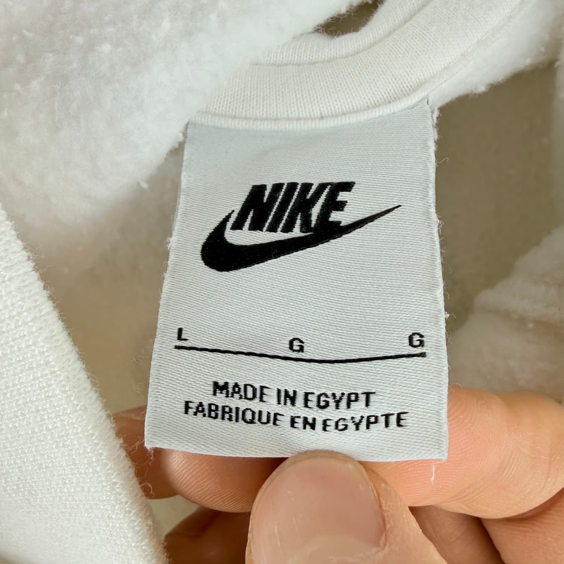 (105) 나이키 BRS 빅스우시 기모 후드티 화이트 상품이미지5