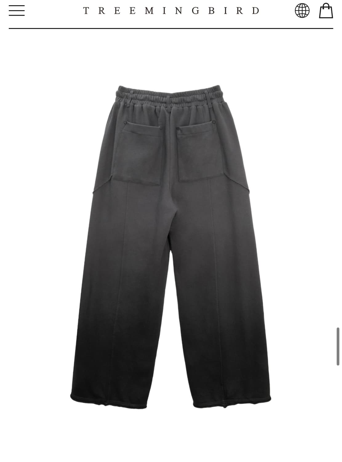 트리밍버드 Gradation Washed Sweat Pants 상품이미지2