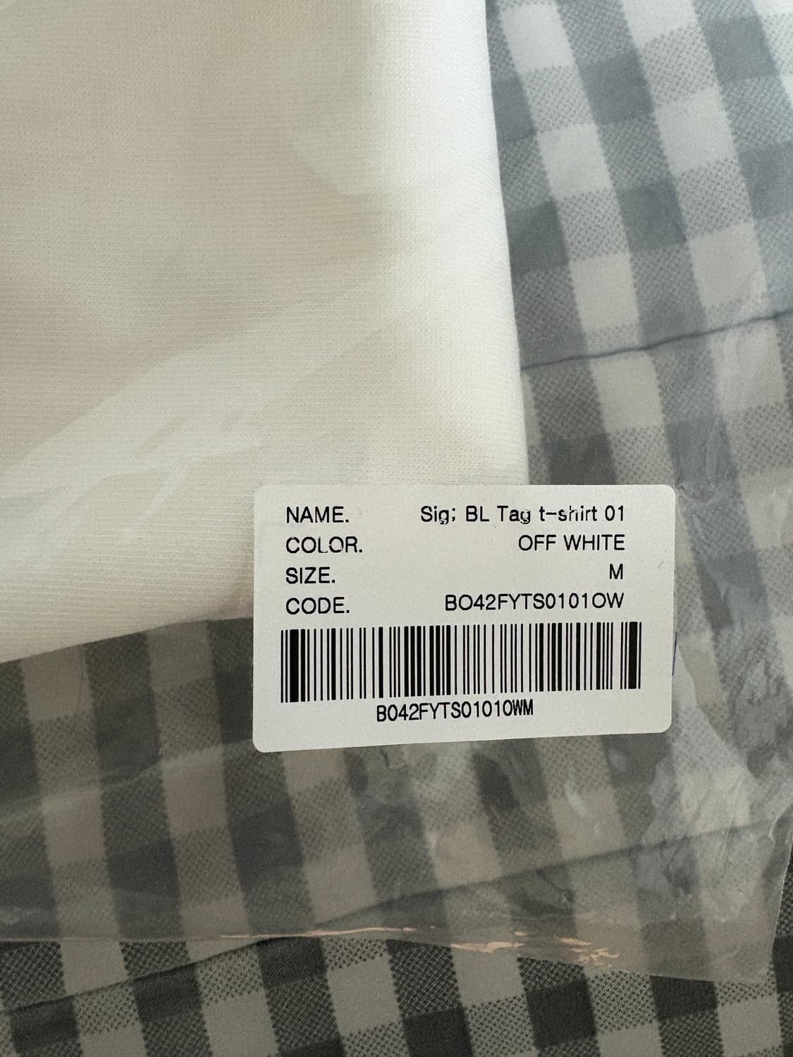 아더에러 시그니피컨트 반팔 티셔츠 01 오프 화이트 M팝니다 상품이미지7