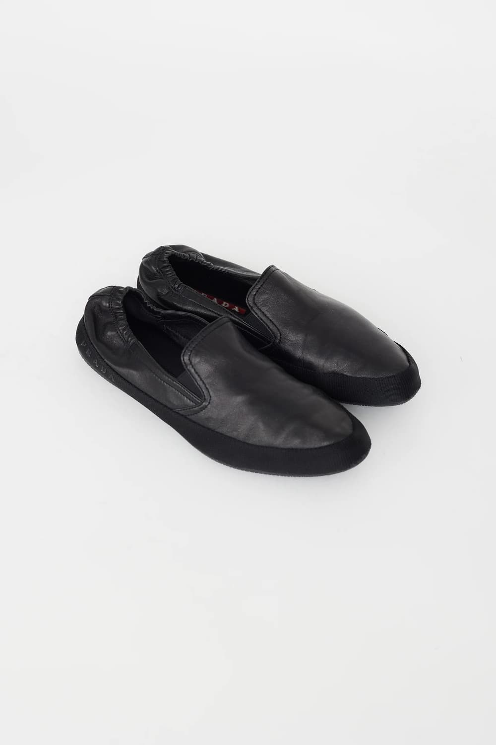 Prada sports leather slip ons, mules 상품이미지1