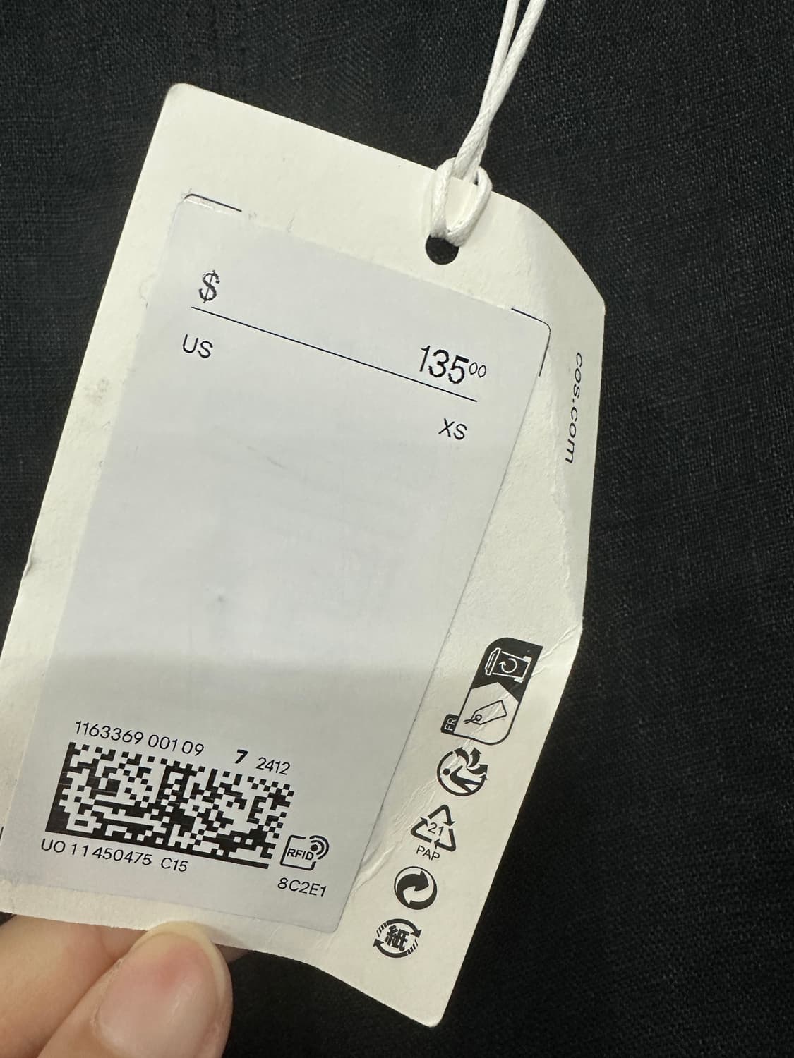 (새) COS 와이드 점프수트 S~M 상품이미지8