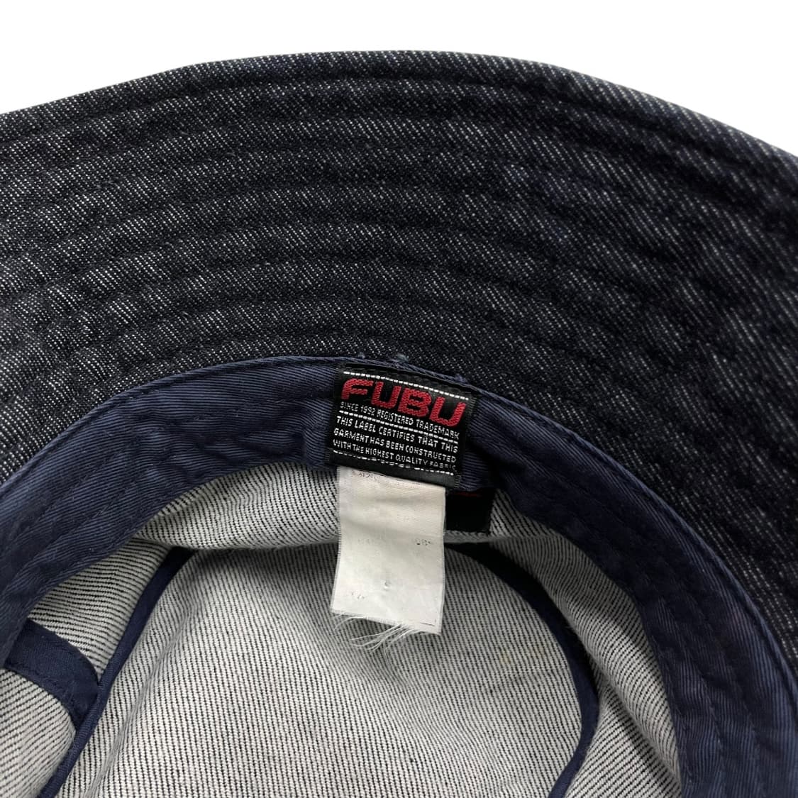 푸부 센터로고 데님 버킷햇 상품이미지8