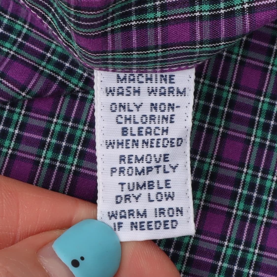 폴로 랄프로렌 퍼플 체크 클래식핏 셔츠 상품이미지9