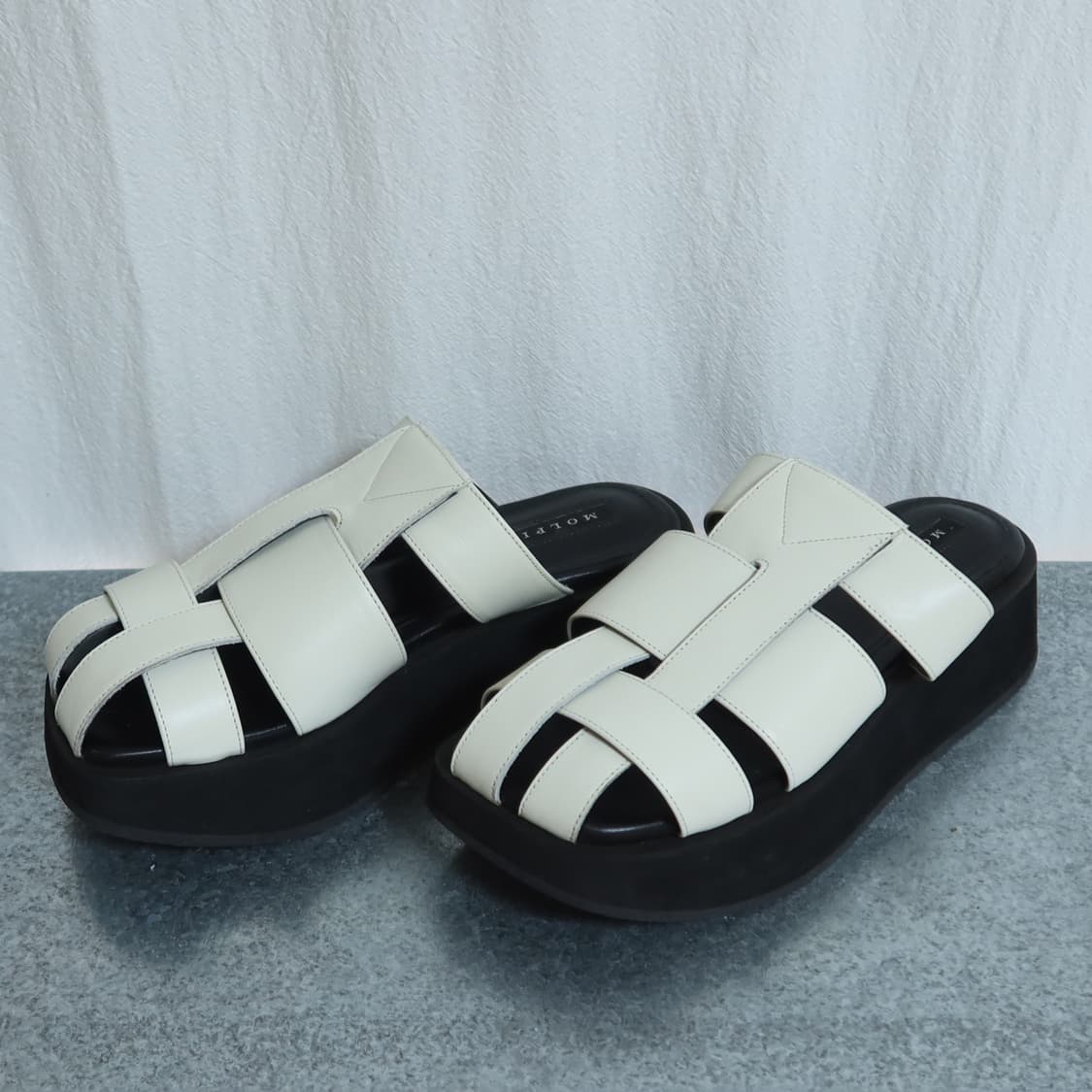 몰핀 피셔맨 플랫폼 뮬 상품이미지2