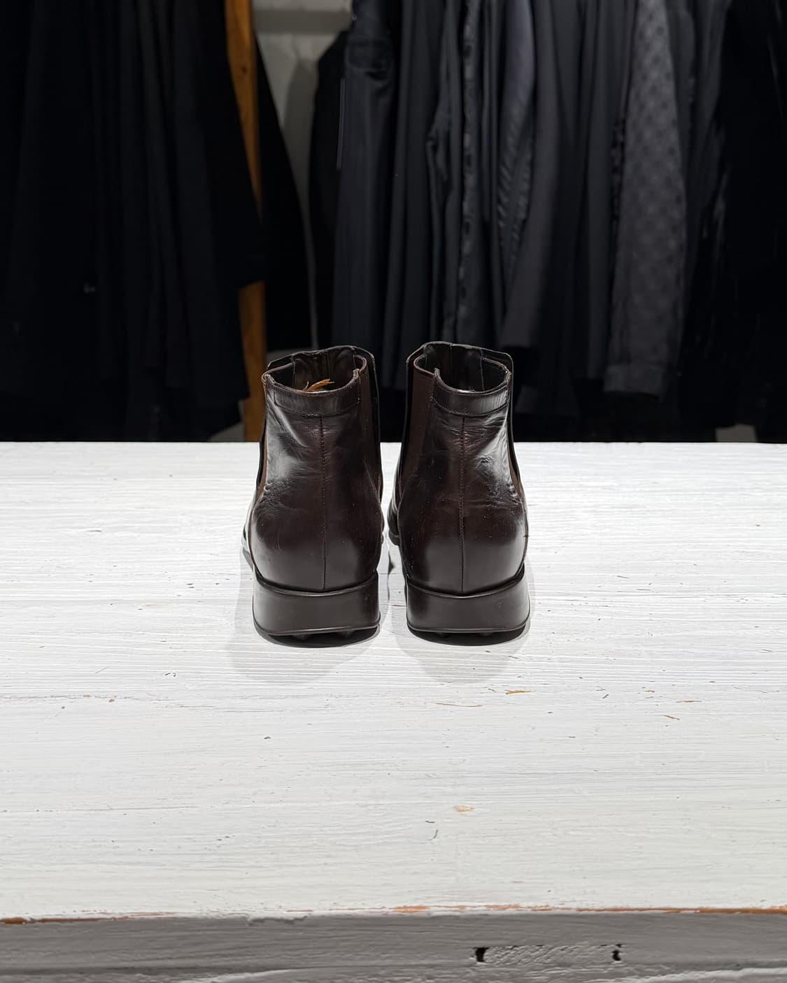 질샌더 다크브라운 레더 첼시부츠 상품이미지5