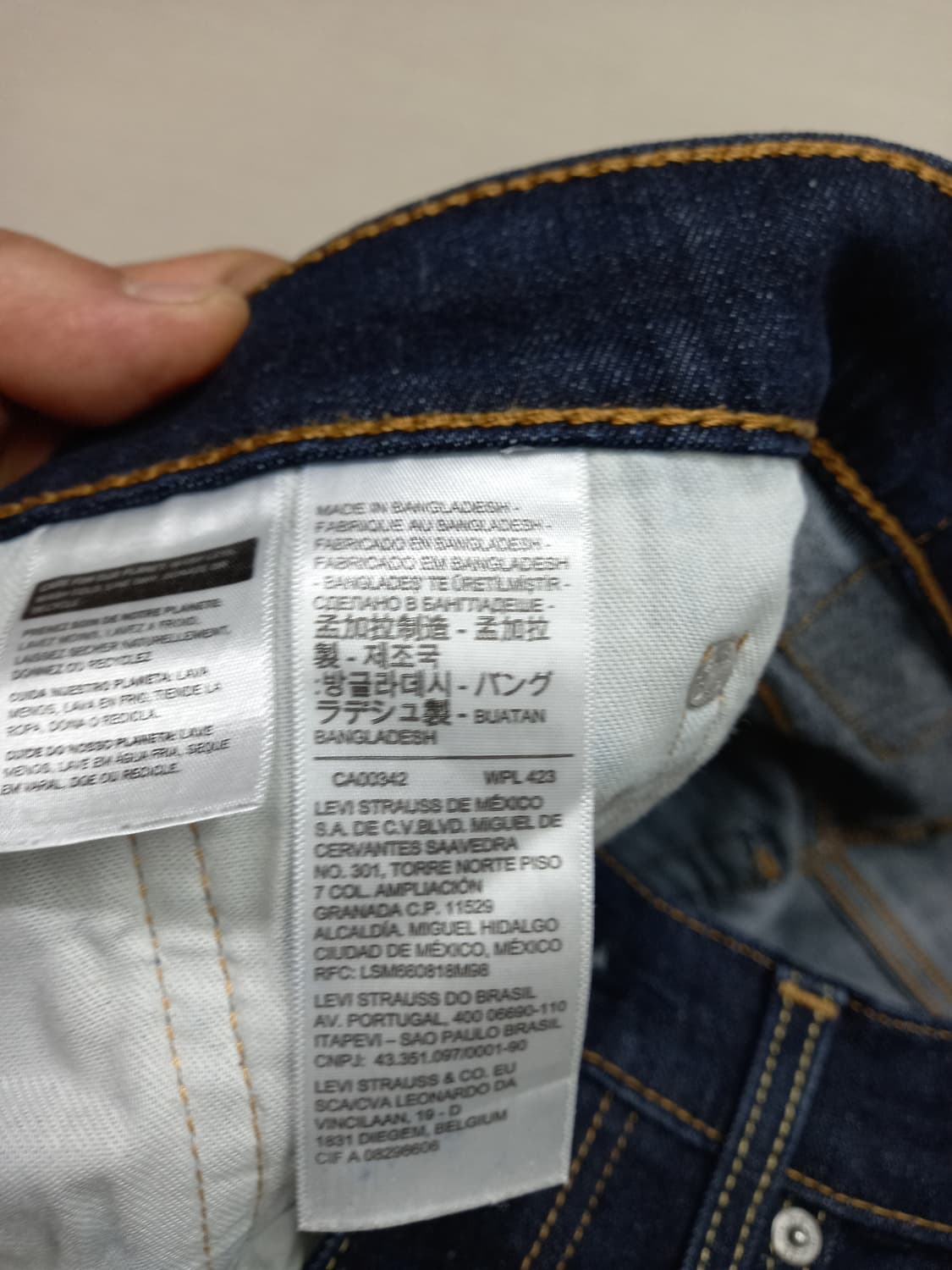 31  리바이스502 스판 슬림일자진 진청 31-476 상품이미지8