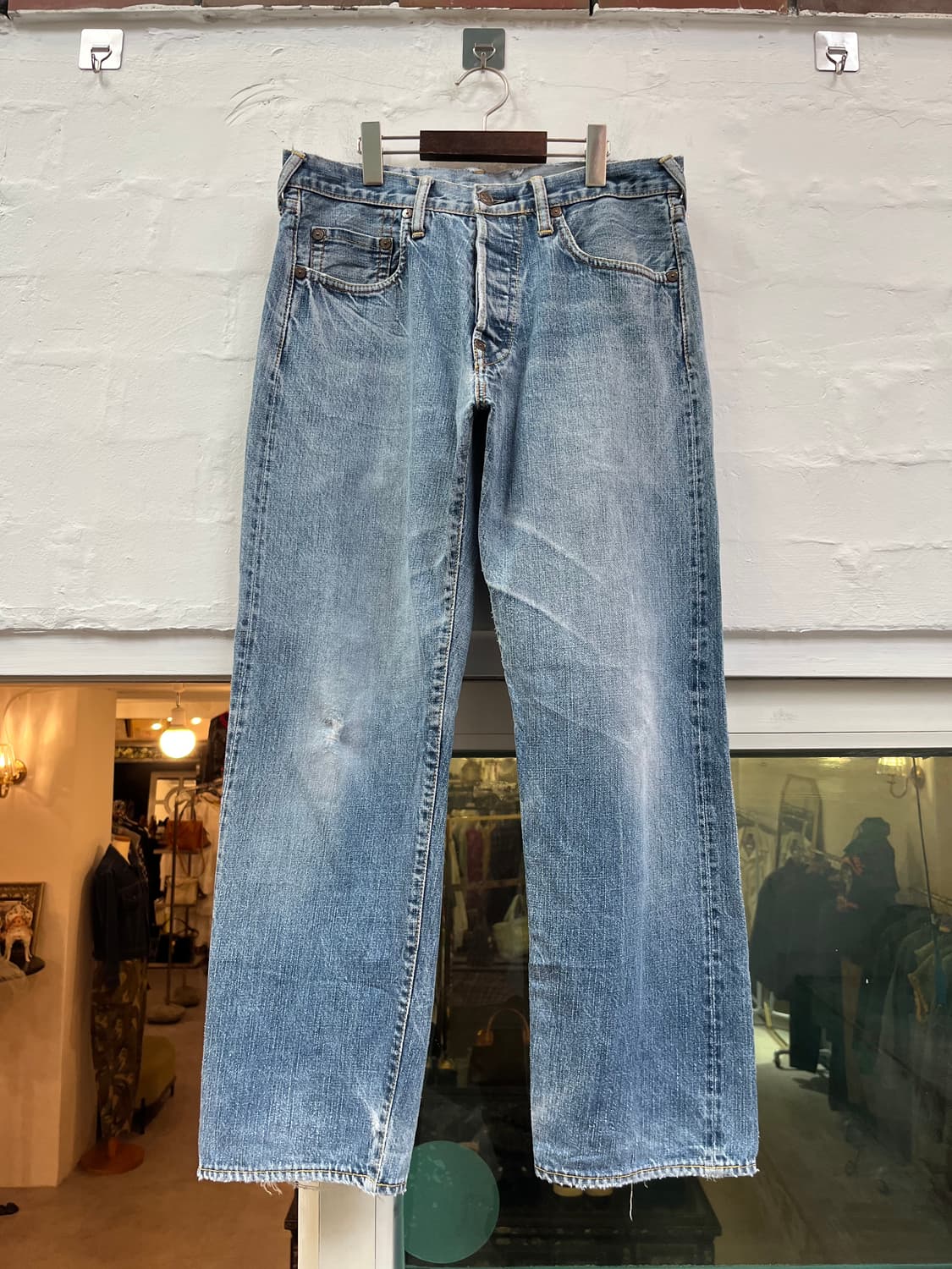 Evisu 에비수 연청 데님팬츠 W32 상품이미지1